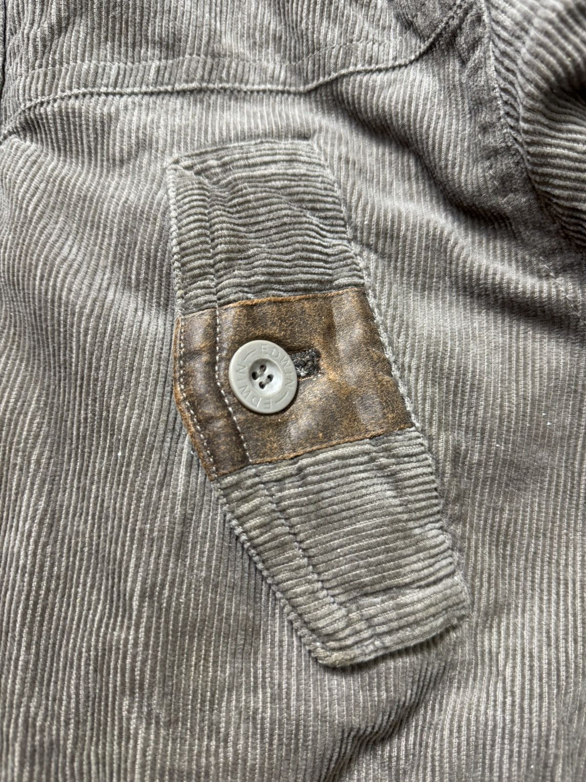 Edwin Vintage Edwin Corduroy leather jacket Size US L / EU 52-54 / 3 - 4 Thumbnail