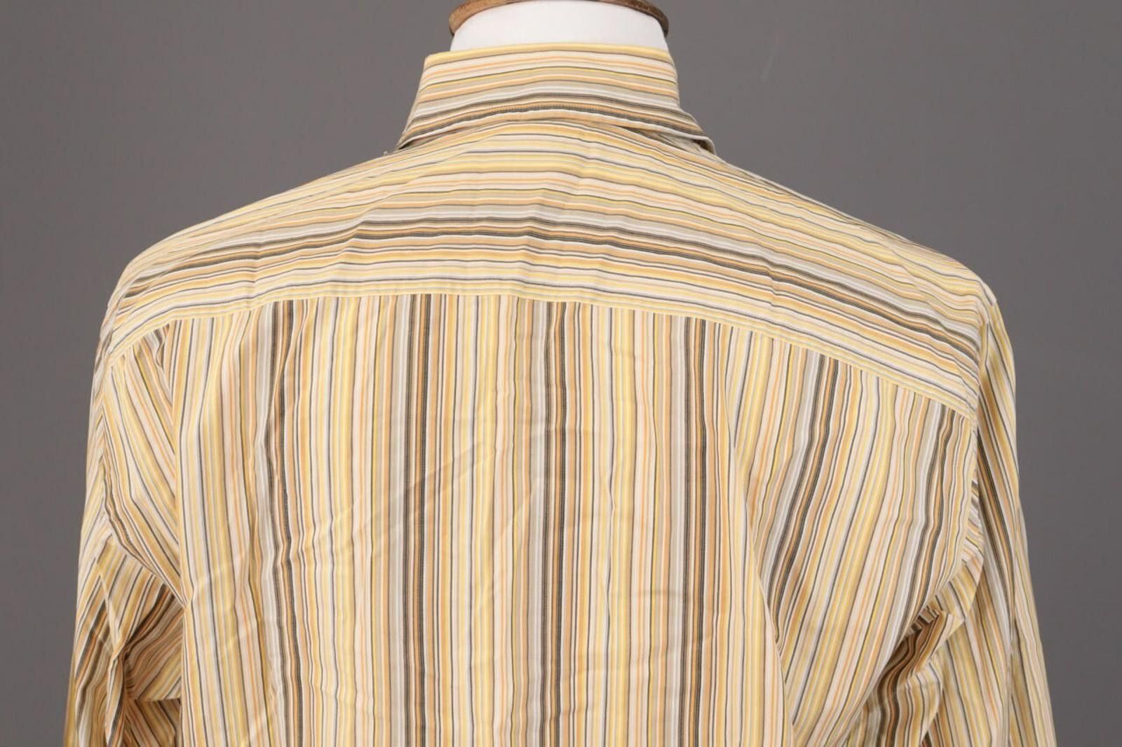 Ermenegildo Zegna Zegna Sport Multicolor Striped Button Down Shirt Size XL Size US XL / EU 56 / 4 - 9 Thumbnail