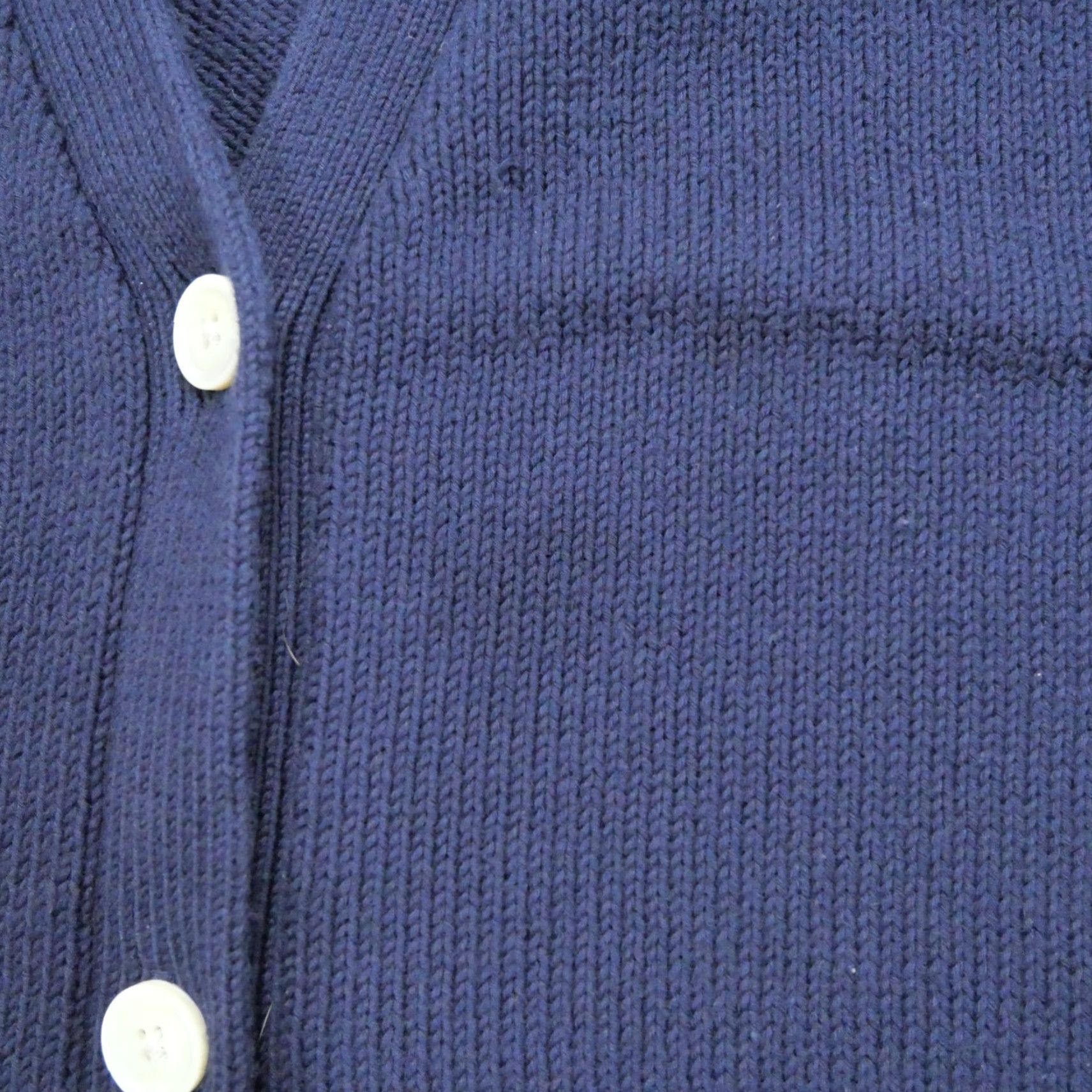 Polo Ralph Lauren VINTAGE Ralph Lauren Sport Cardigan Womens M Blue Button Pockets Crest Y2K Modern Knit Sweater Size M / US 6-8 / IT 42-44 - 4 Thumbnail