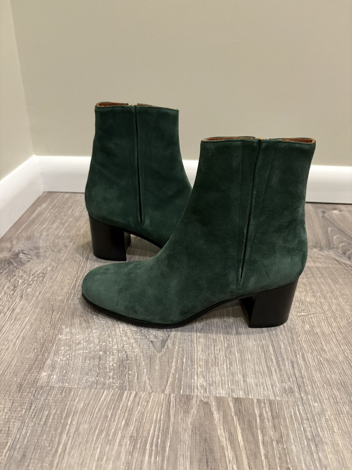 Other Michel Vivien Alden Verde Suede New Boots SZ 36 Size US 6 / IT 36 - 8 Thumbnail