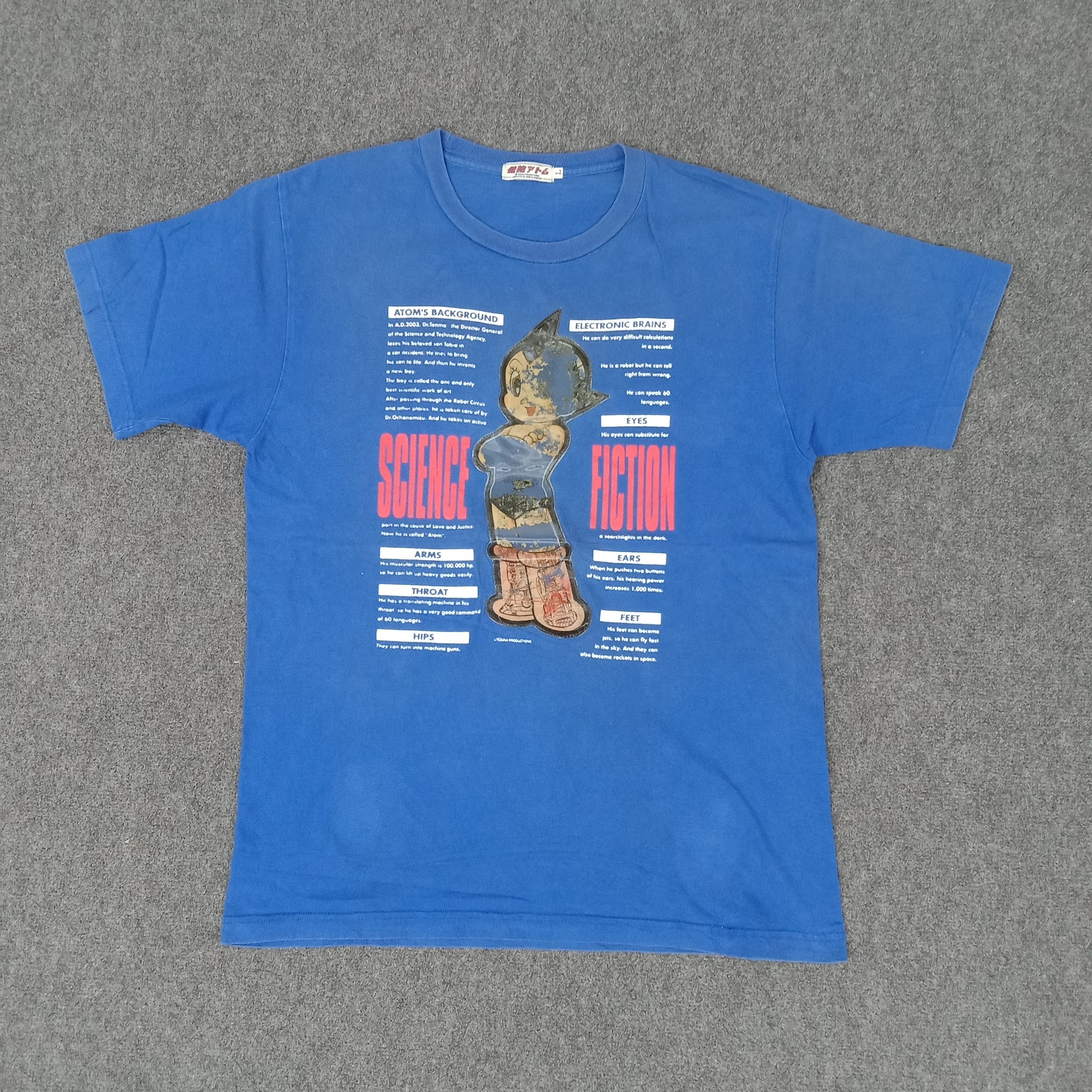 Anime × Sci-Fi Fantasy × Vintage Astro Boy Japanese Anime Hologram Tshirt Size US M / EU 48-50 / 2 - 1 Thumbnail