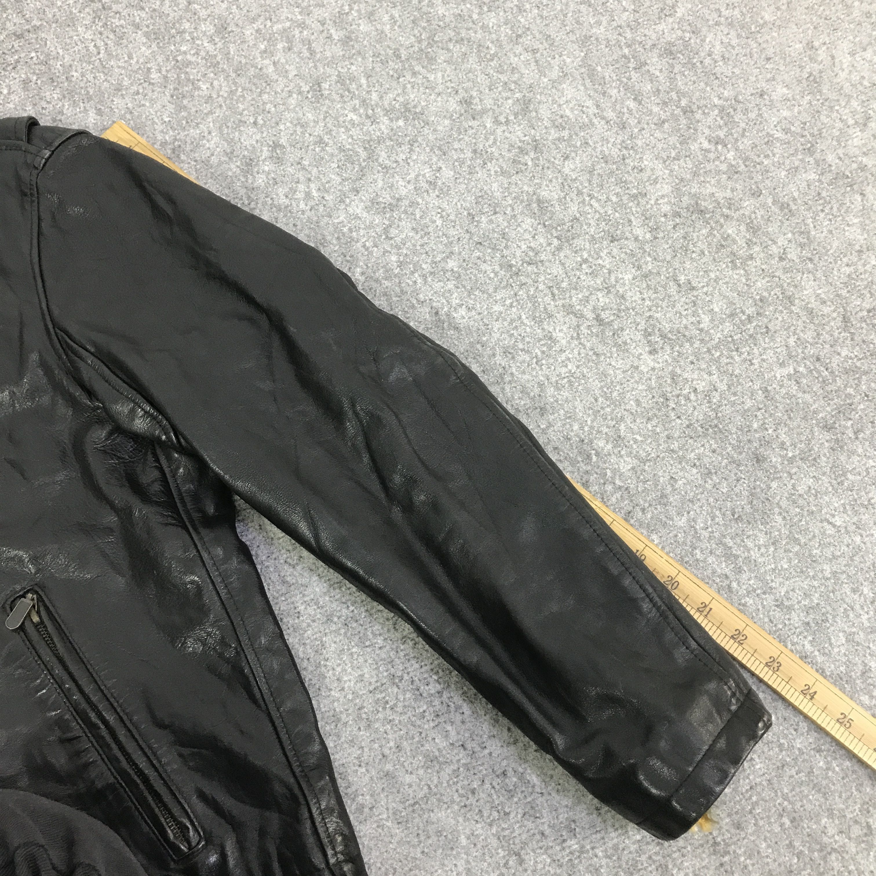 The Duffer of St.George THE DUFFER OF ST.GEORGE BIKER LEATHER JACKET K80B12 Size US M / EU 48-50 / 2 - 6 Thumbnail