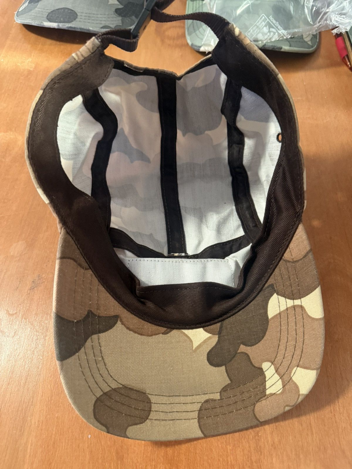 Supreme 2004 Supreme Tan Bubble Camp Cap Size ONE SIZE - 5 Thumbnail
