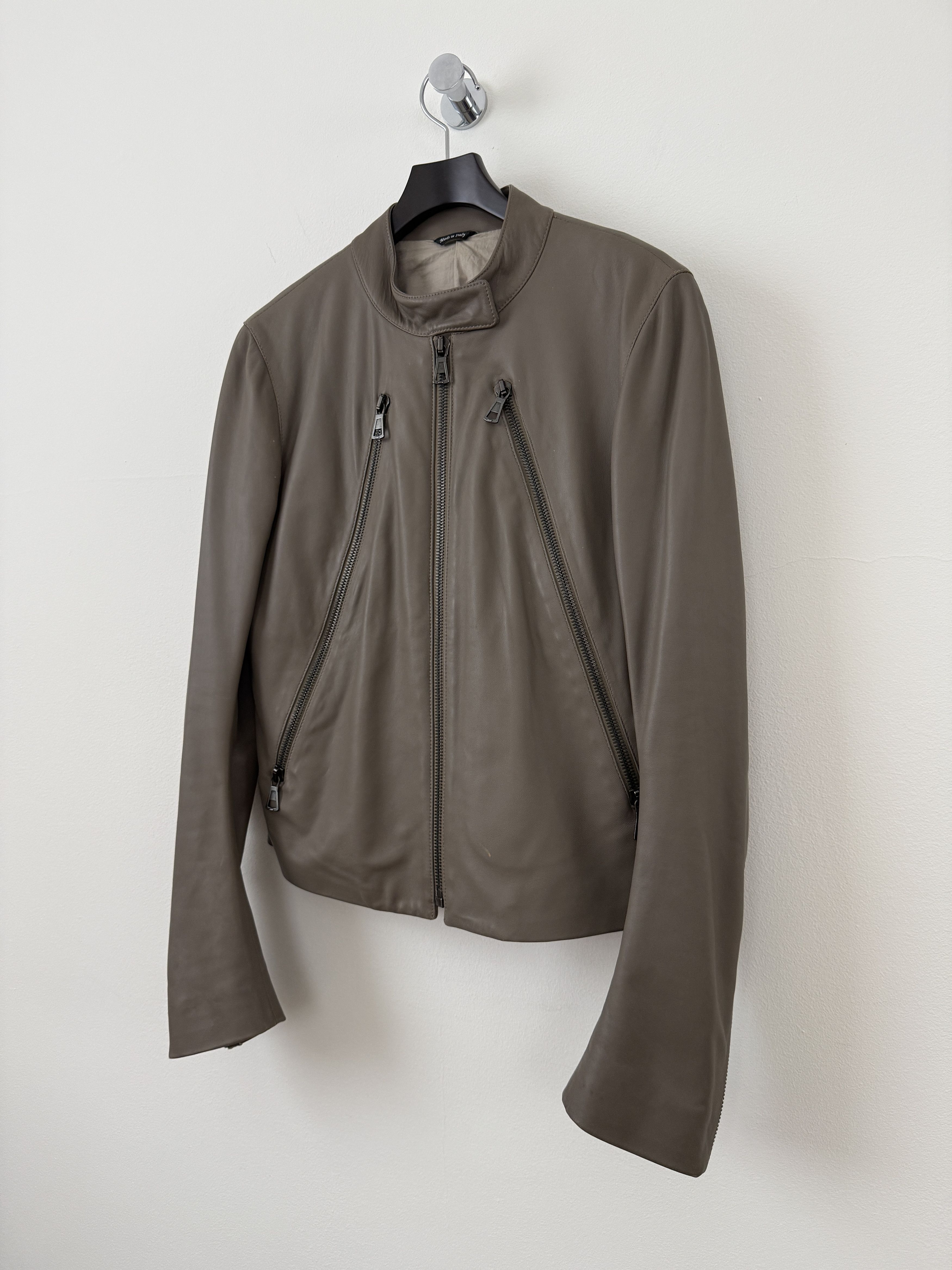Maison Margiela 2012 5 Zip Leather Moto Jacket Size US S / EU 44-46 / 1 - 4 Thumbnail