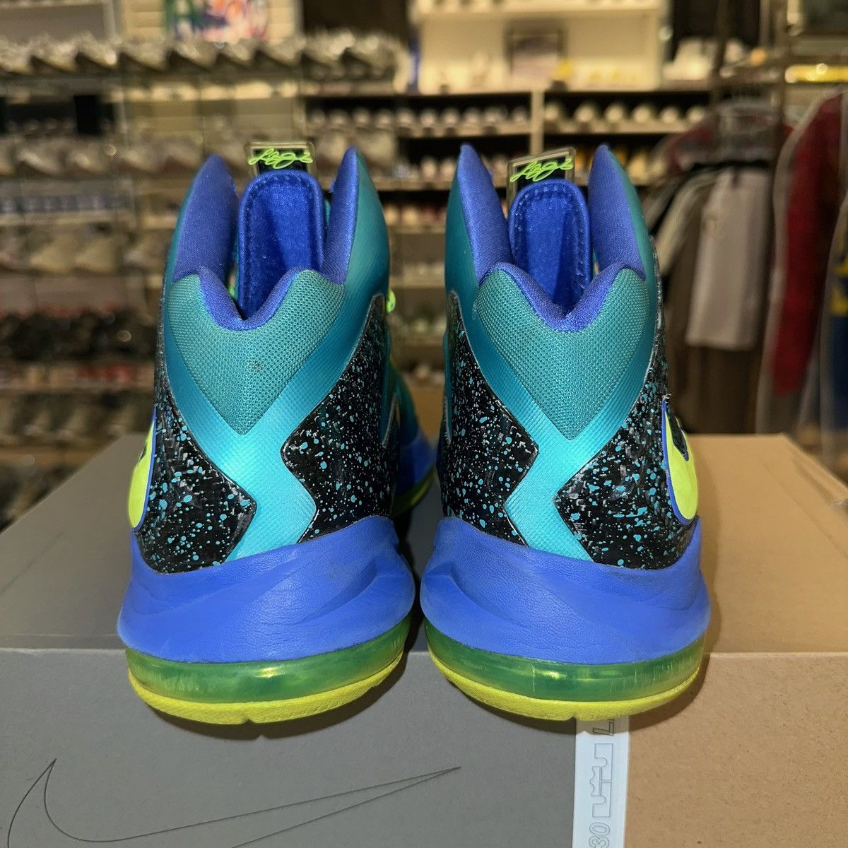 Nike Size 11 - Nike LeBron 10 P.S. Elite Sport Turquoise Size US 11 / EU 44 - 3 Thumbnail