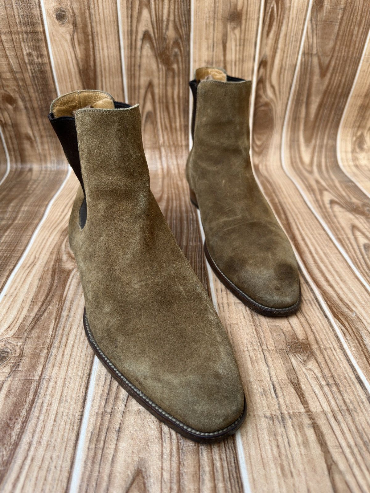 Hedi Slimane × Saint Laurent Paris × Yves Saint Laurent Saint Laurent Paris Wyatt Chelsea boots Size US 8 / EU 41 - 4 Thumbnail