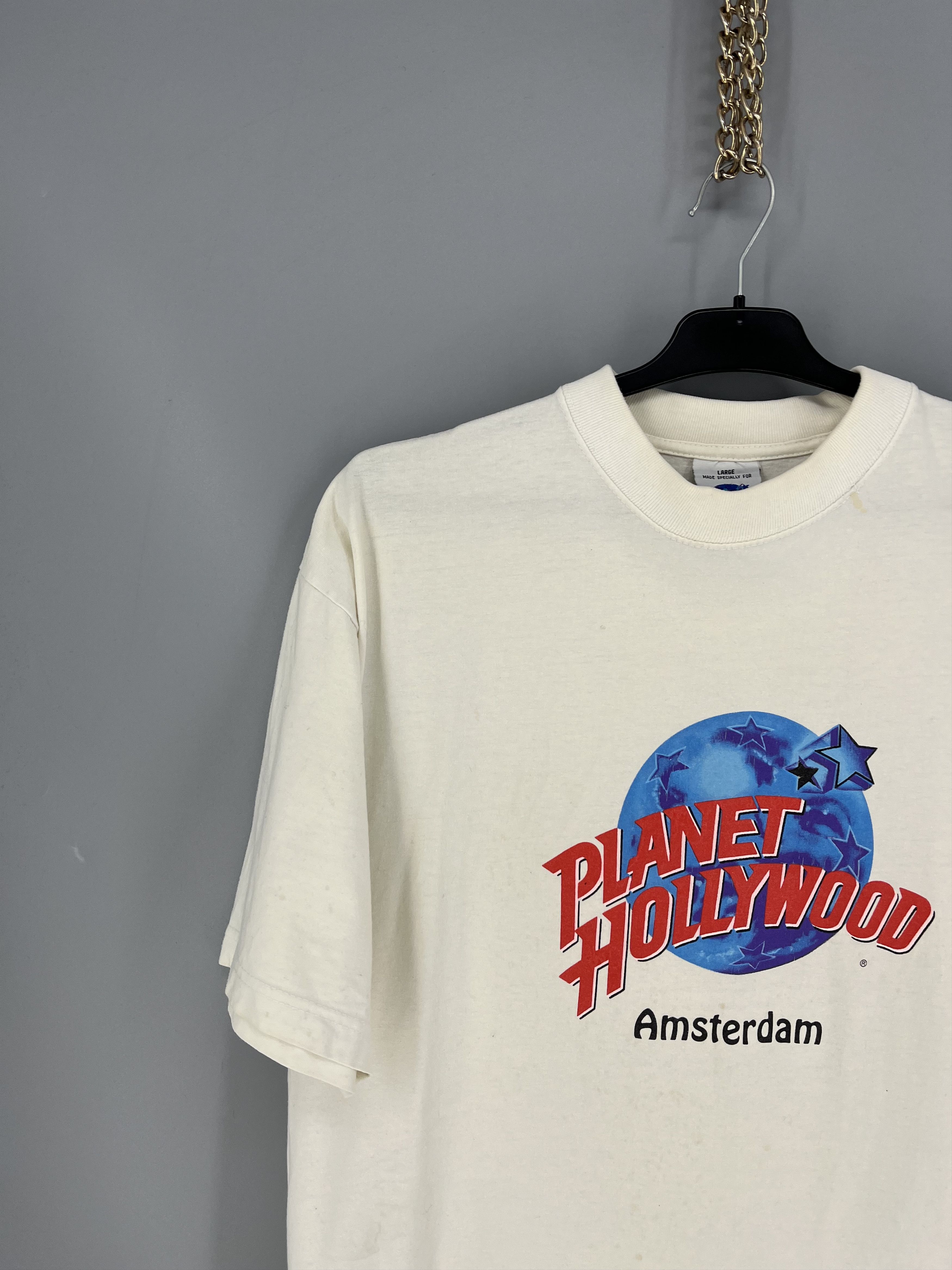 Vintage Vintage Planet Hollywood Shirt Mens large White Orlando Size US L / EU 52-54 / 3 - 4 Thumbnail