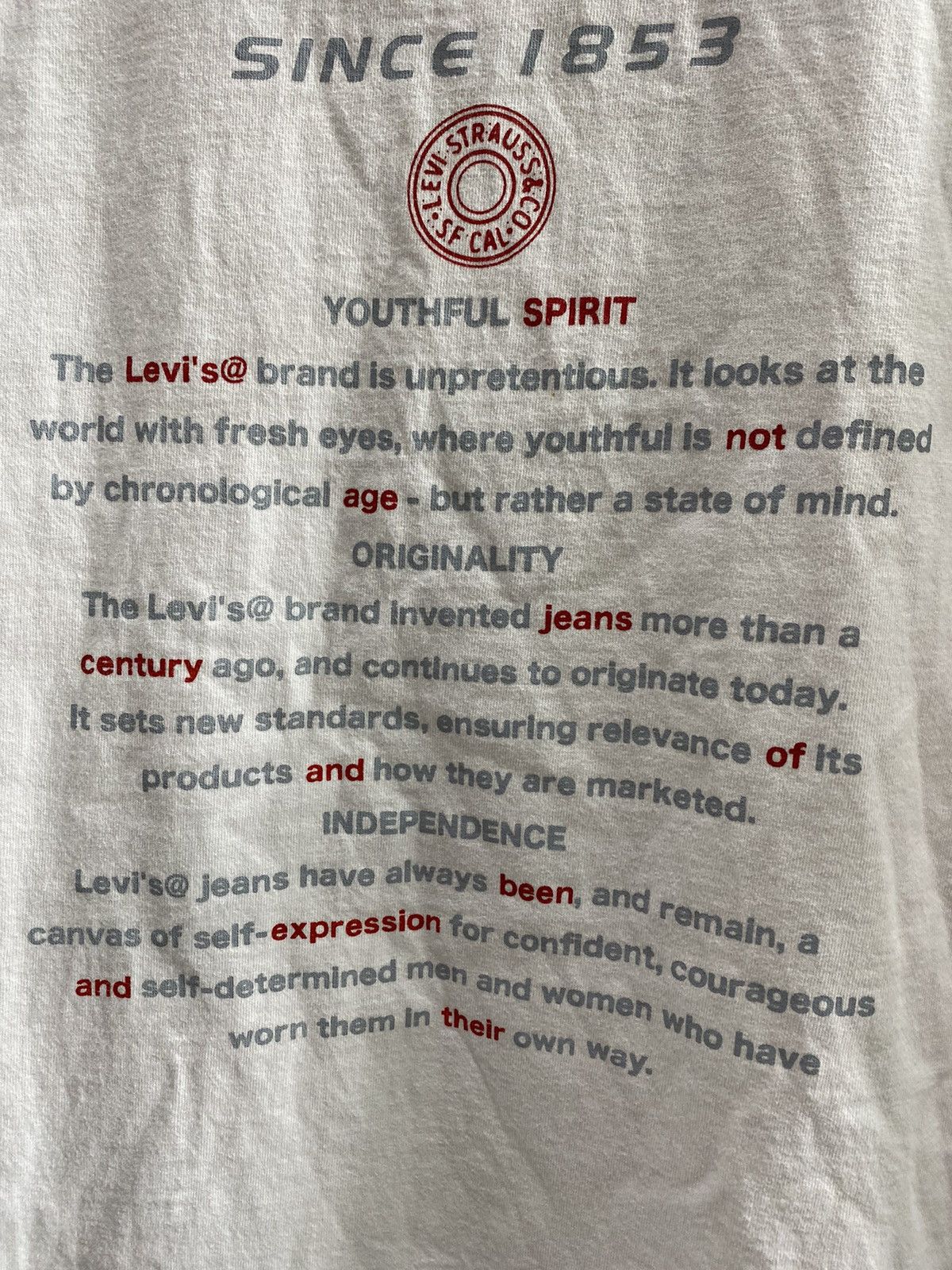 Levi's LEVIS TSHIRT Size US M / EU 48-50 / 2 - 8 Thumbnail