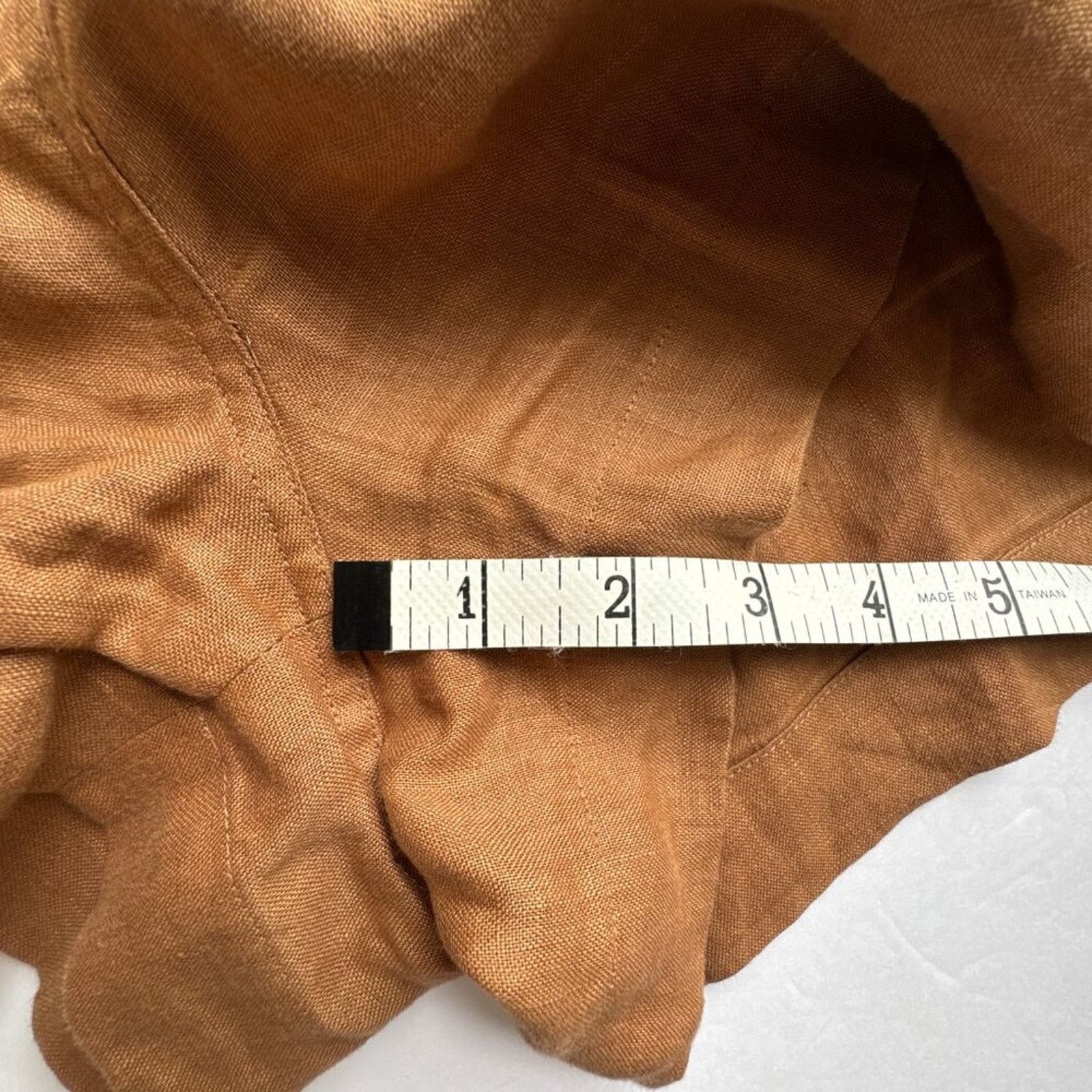 A.L.C. A.L.C. Gilmour Linen Romper Brown Size 4 Size 27" / US 4 / IT 40 - 12 Thumbnail