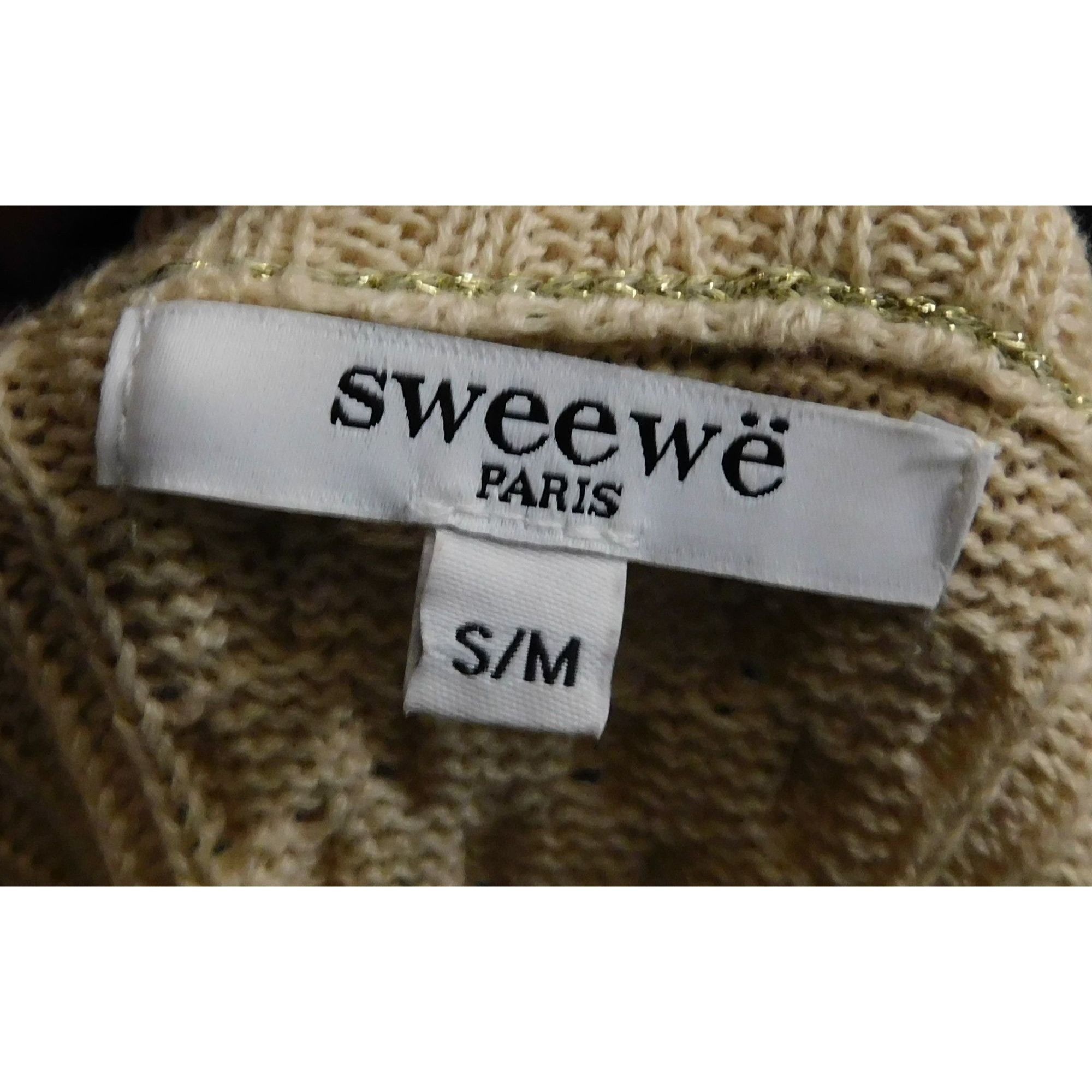 Other Preppy Sweewe Paris Cable Knit Striped Sweater Size S / US 4 / IT 40 - 5 Thumbnail
