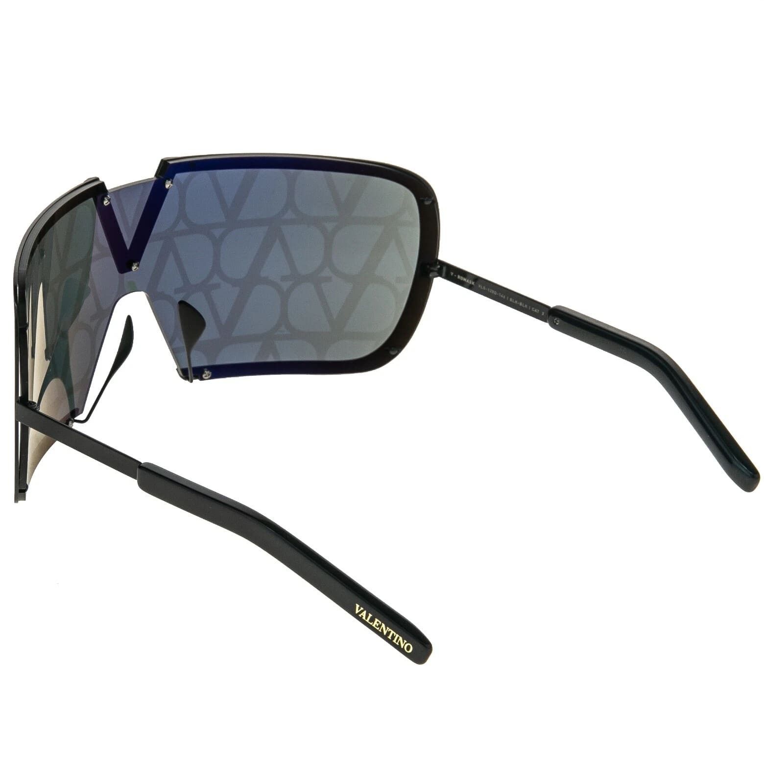 Valentino VALENTINO V Romask VLS120 Black Mirror VLS 120D Sunglasses Size ONE SIZE - 8 Thumbnail