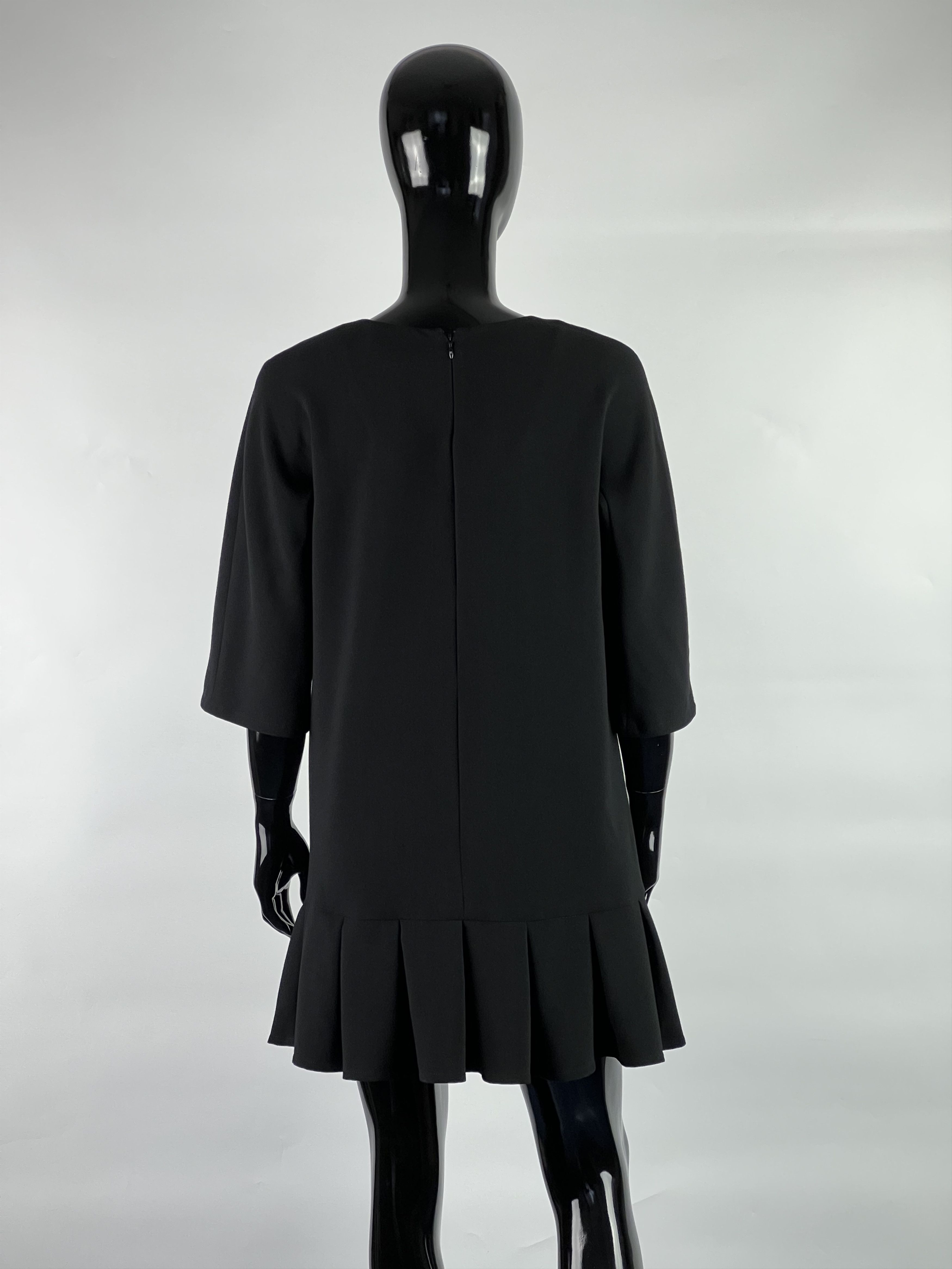 Elisabetta Franchi Elisabetta Franchi Abito Black Mini Dress Size IT42 Size M / US 6-8 / IT 42-44 - 3 Thumbnail