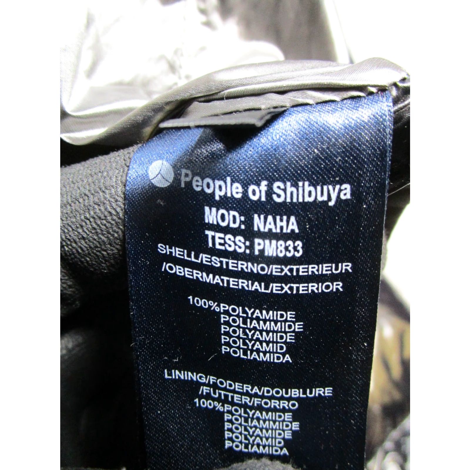 Vintage People Of Shibuya Jacket Mens Medium Black Down Insulated Puffer Size US M / EU 48-50 / 2 - 5 Thumbnail