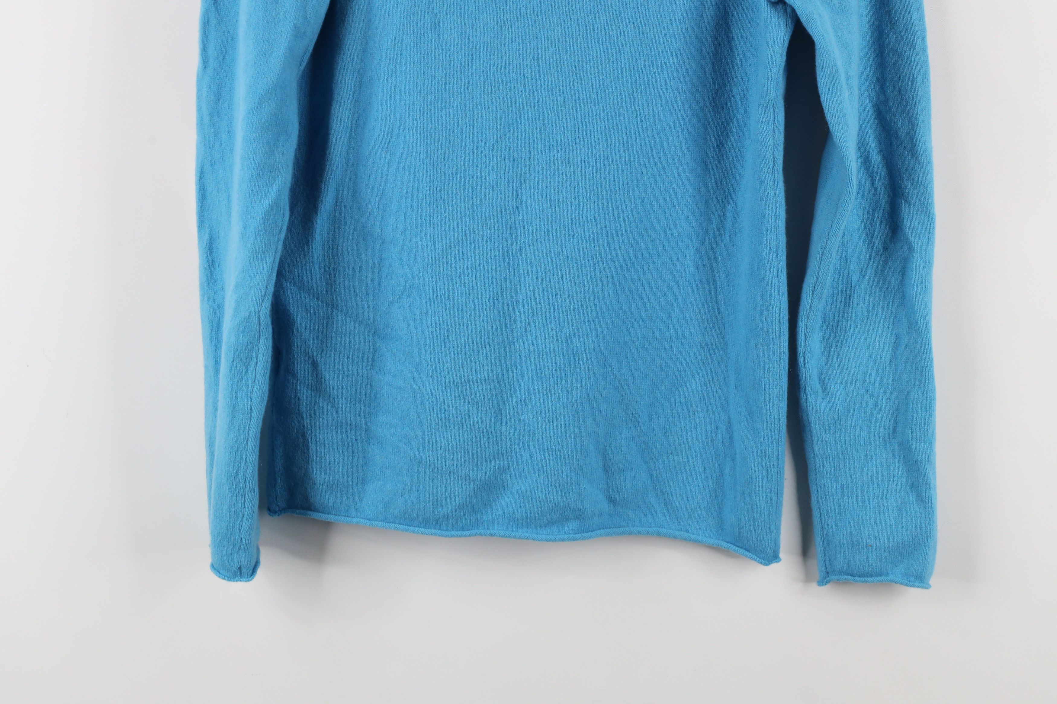 J.Crew × Vintage Vintage J Crew Blank Soft Cashmere Marled Knit Sweater Blue Size M / US 6-8 / IT 42-44 - 9 Thumbnail