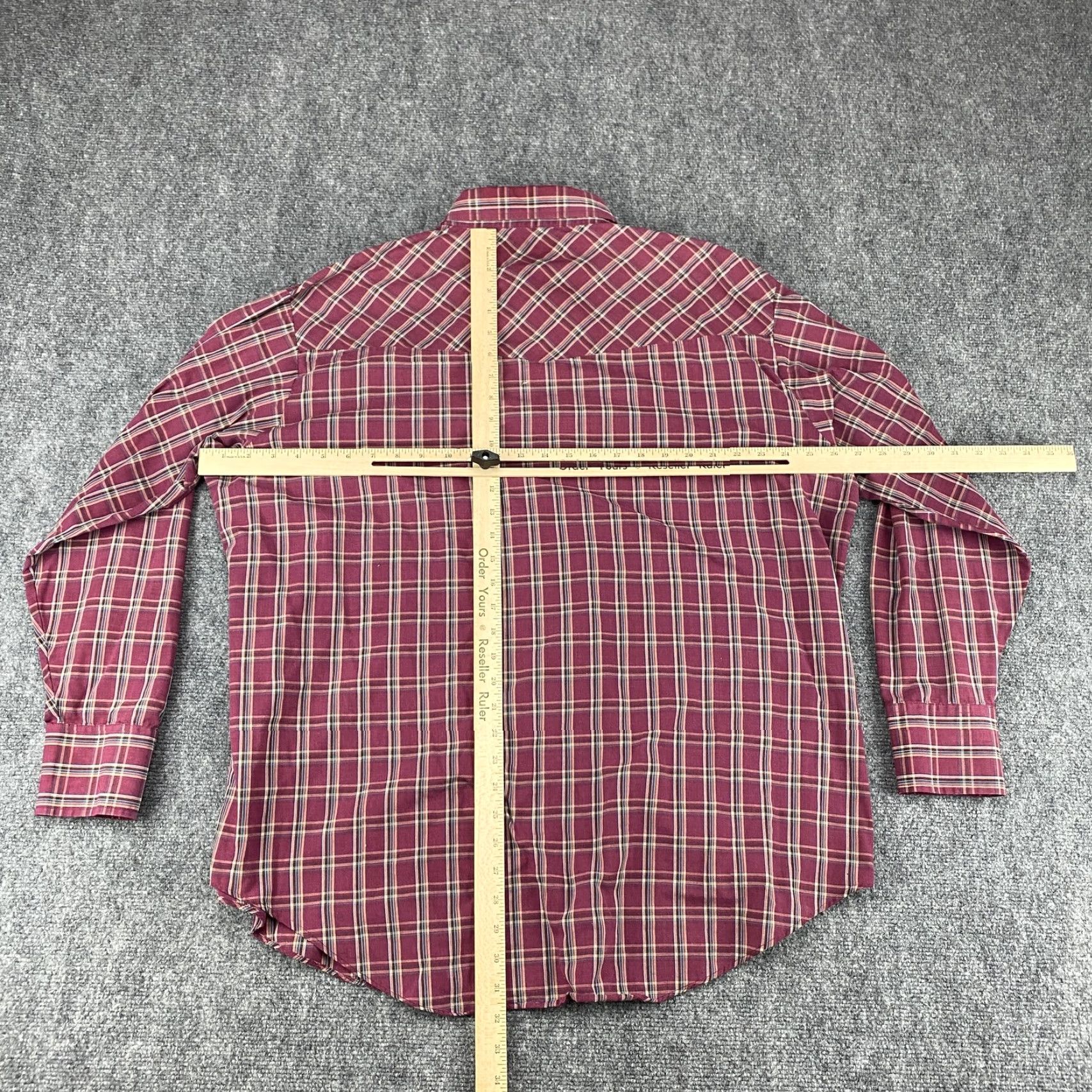 Vintage VINTAGE Ely Cattleman Shirt Mens 2XL Red Plaid Western Pearl Snap Button Up Cow Shirt Size US XXL / EU 58 / 5 - 5 Thumbnail