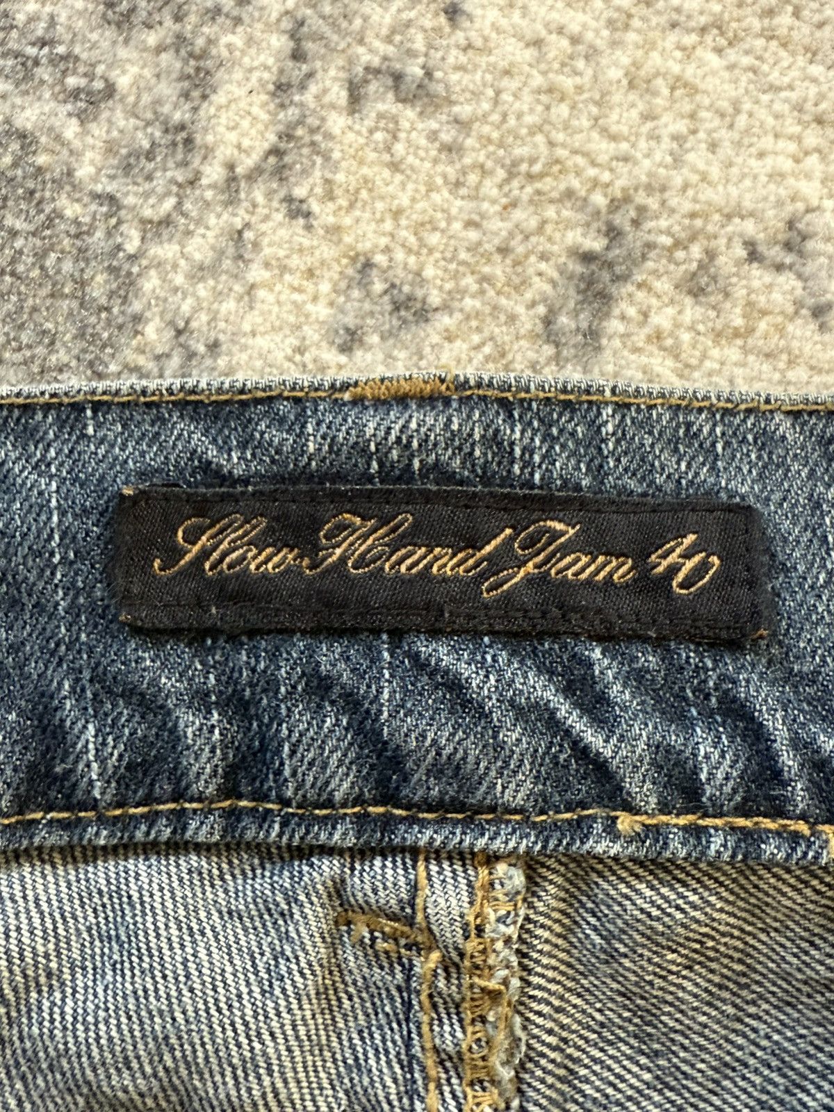 If Six Was Nine Slow Hand Jam 40 Paneled Asymmetrical Lace Up Flared Jeans Size US 32 / EU 48 - 21 Thumbnail