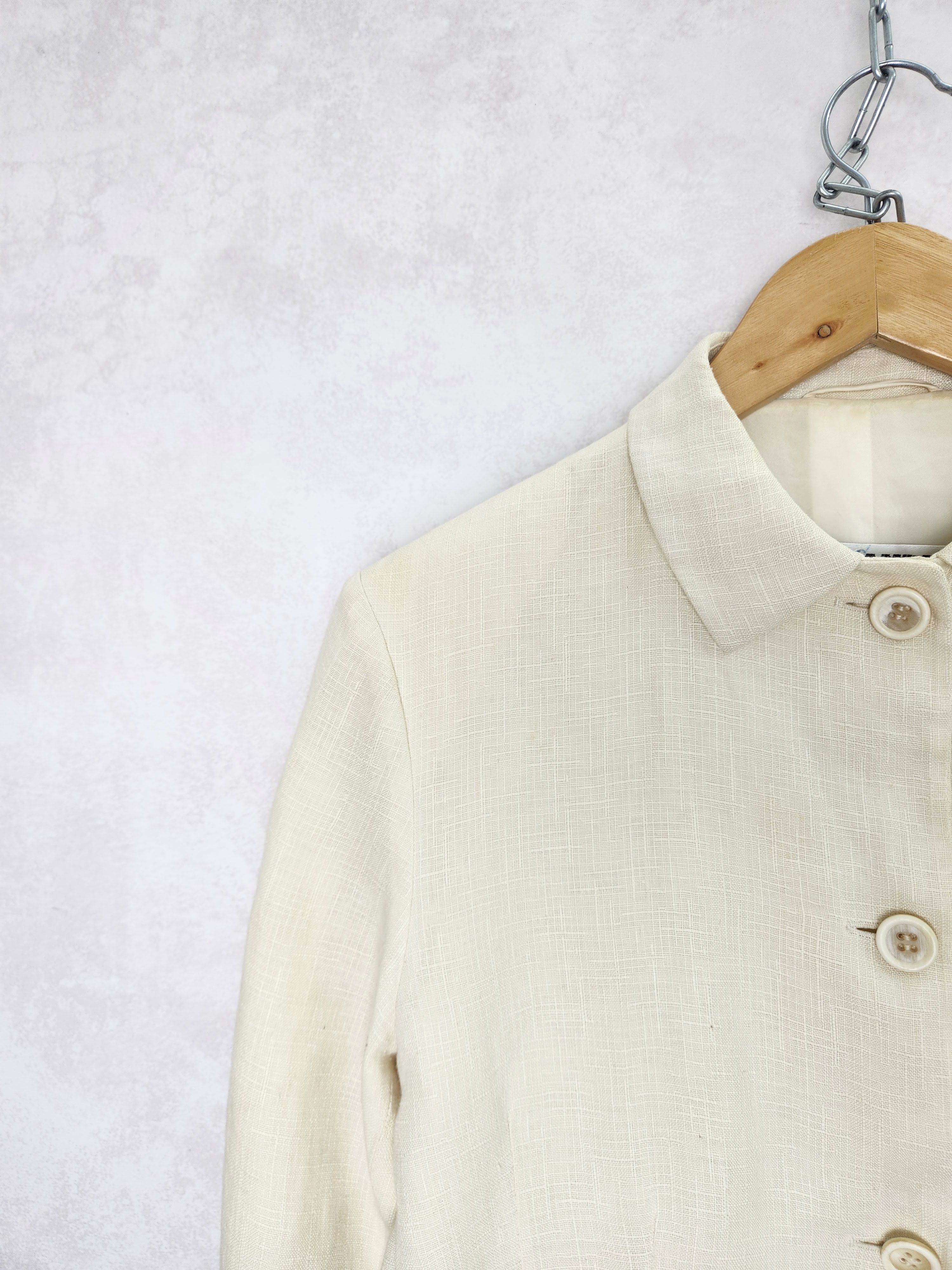 Jil Sander Jil Sander linen blazer buttons up beige size 36 Size XS / US 0-2 / IT 36-38 - 5 Thumbnail