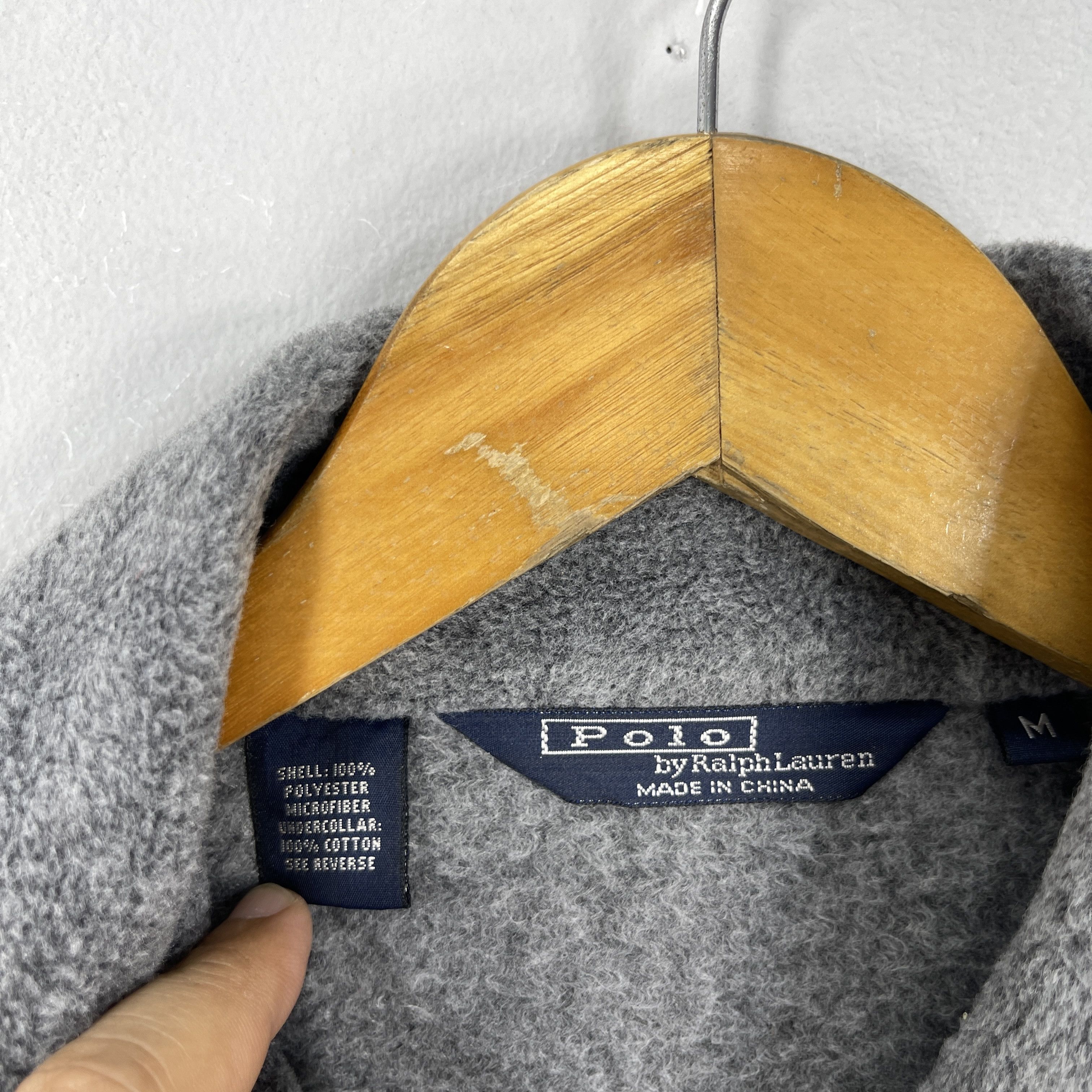 Polo Ralph Lauren Vintage 90's POLO RALPH LAUREN Fleece Jacket Size US M / EU 48-50 / 2 - 5 Thumbnail