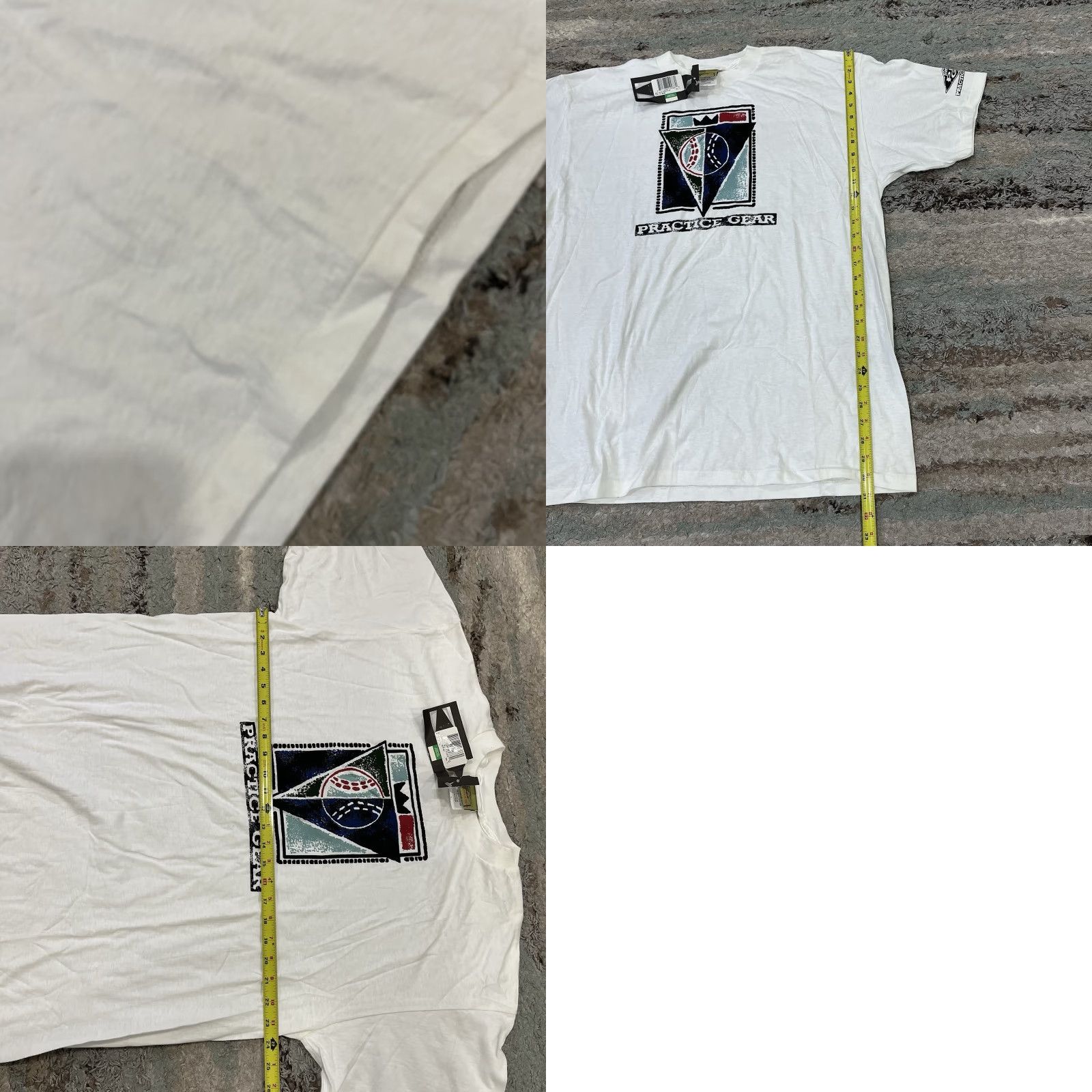 Prince VINTAGE Prince Baseball Practice Gear T Shirt Large - Single Stitch New With Tags Size US L / EU 52-54 / 3 - 8 Thumbnail