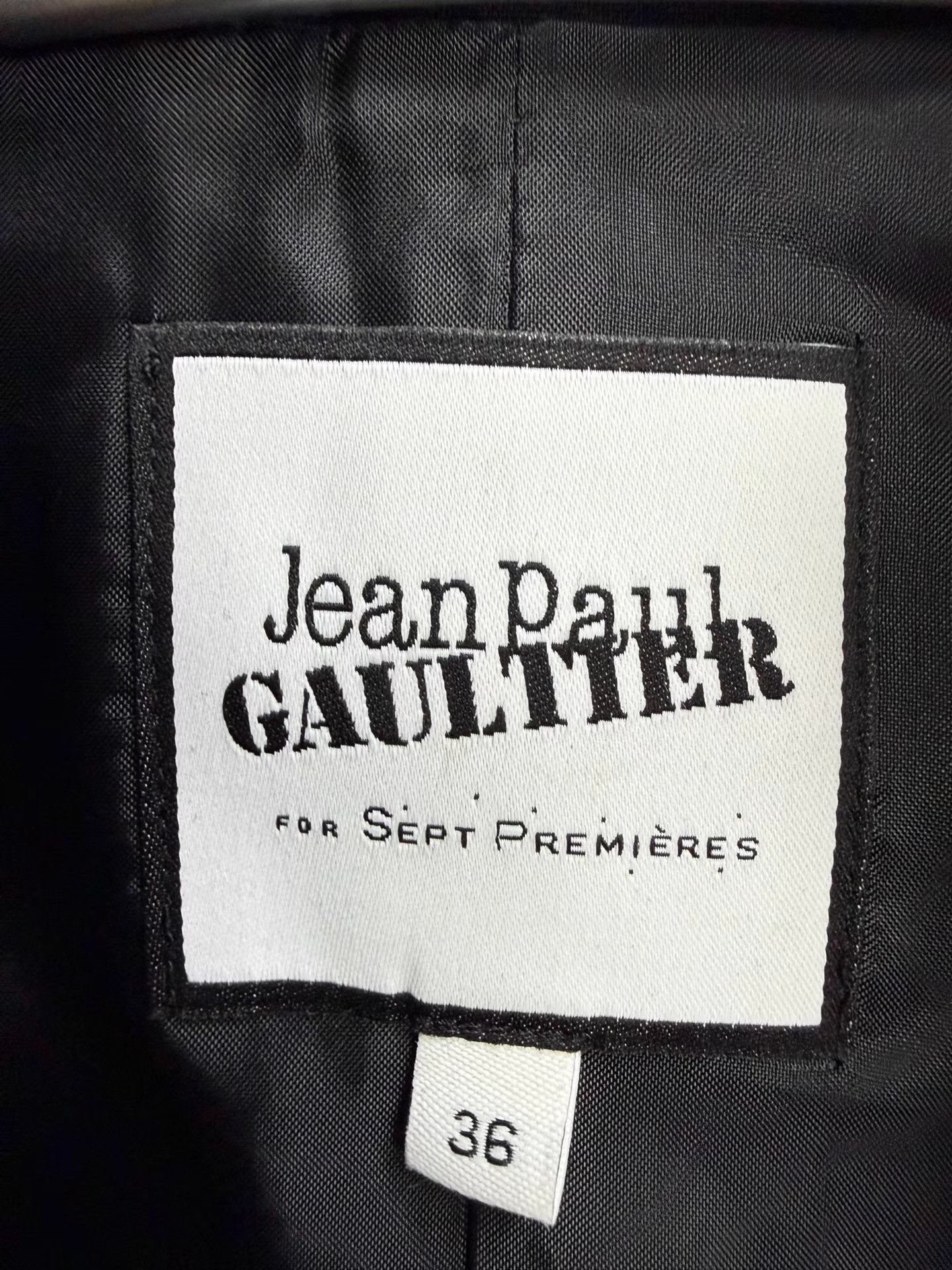 Jean Paul Gaultier Jean Paul Gaultier Wool Waist-Fitted Ruffle Blazer K20 Size XS / US 0-2 / IT 36-38 - 5 Thumbnail
