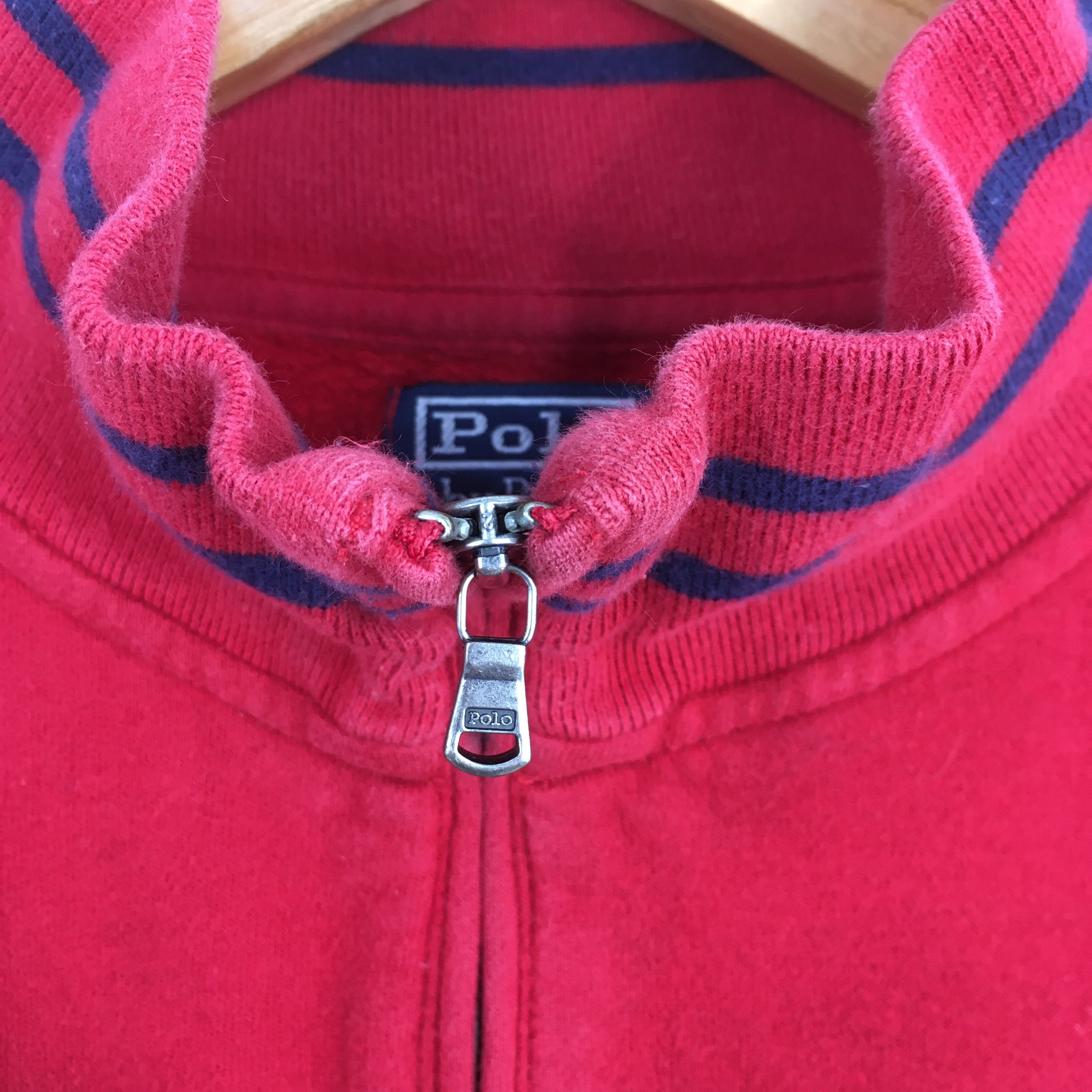 Polo Ralph Lauren Vintage Polo Ralph Lauren Half Zipper Sweatshirt XLarge Size US XL / EU 56 / 4 - 4 Thumbnail