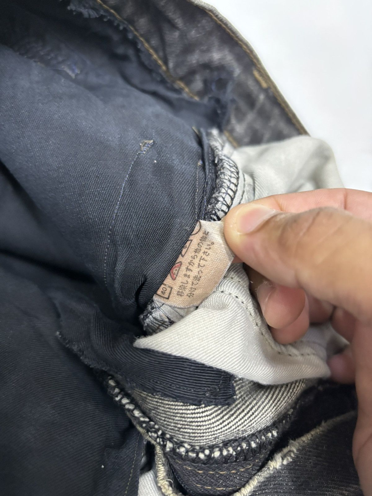 Levi's × Undercover Rare Levis Black Thrashed Destroyed Denim Jeans Size US 29 - 15 Thumbnail