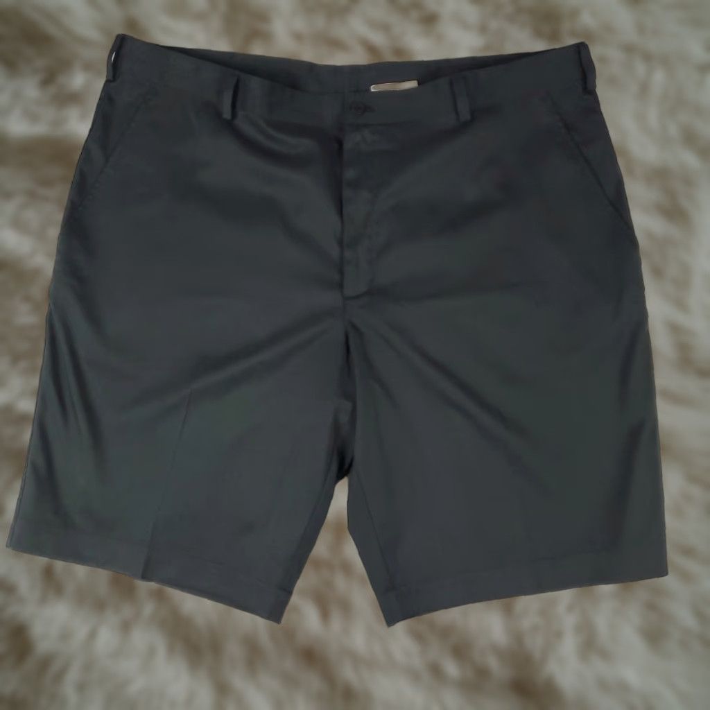 Nike Nike Shorts Mens 40 Black Swoosh Golf Dri Fit Casual Flat Front Chino Size US 40 / EU 56 - 1 Thumbnail