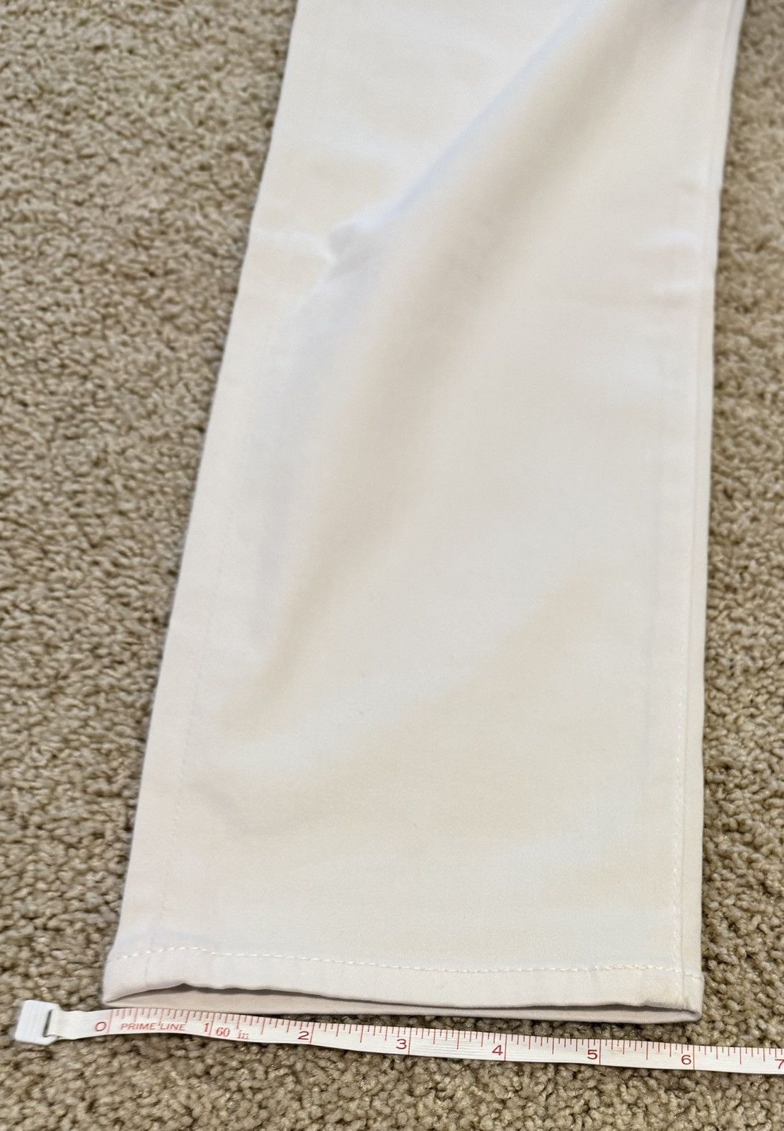 AG Adriano Goldschmied White stretch slim denim Size US 31 - 7 Thumbnail