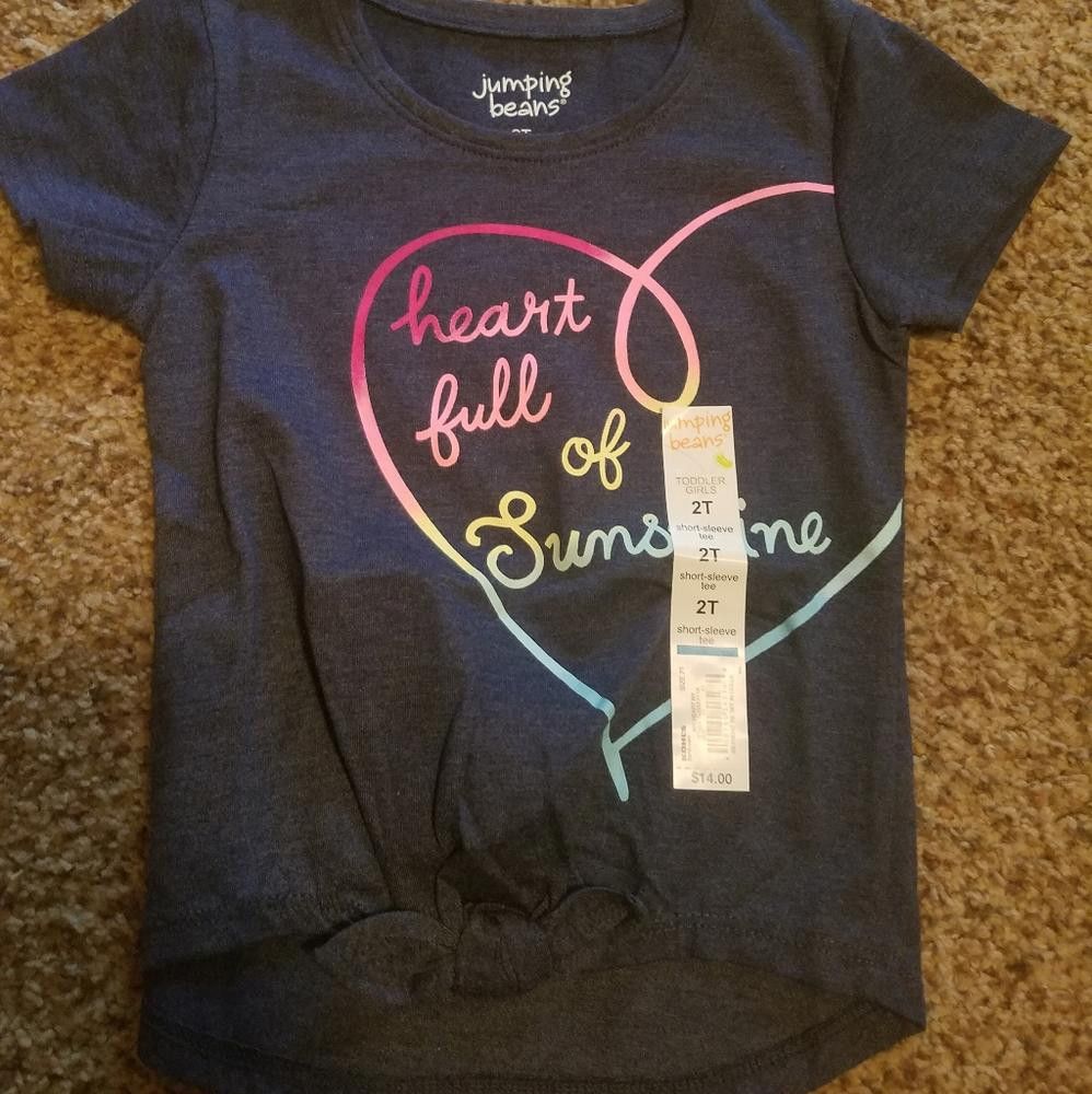 Designer NWT Jumping Beans Tops Size 2T Size US XXS / EU 40 - 4 Thumbnail