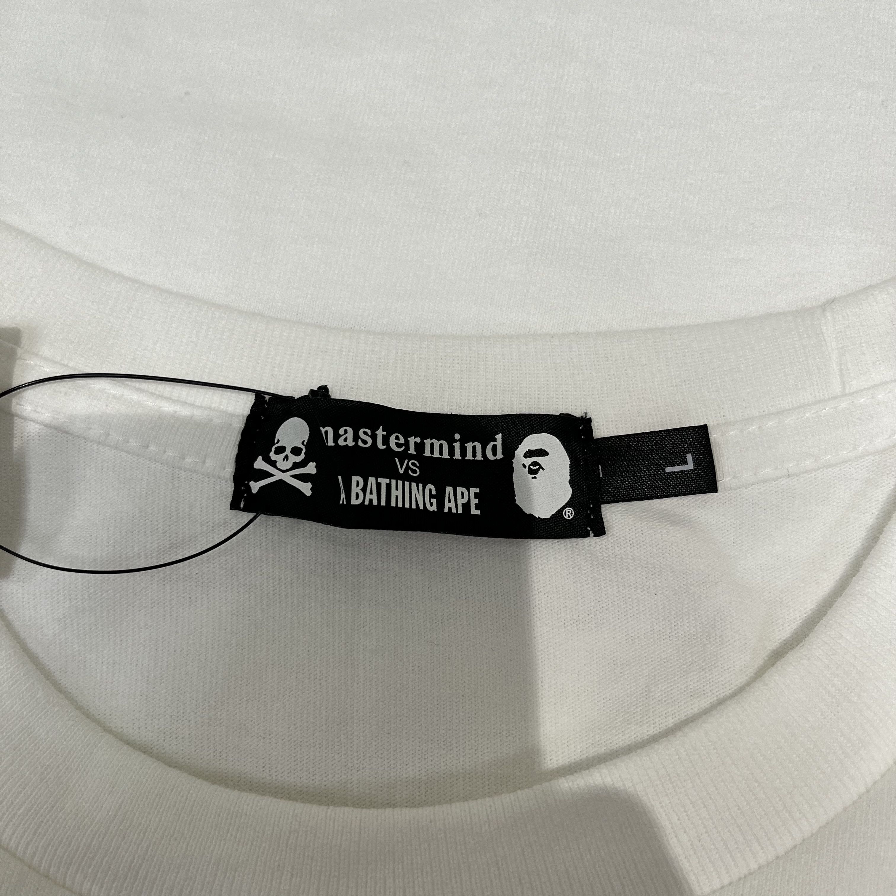 Bape × Mastermind Japan Bape x Mastermind Tee White Size US L / EU 52-54 / 3 - 6 Thumbnail
