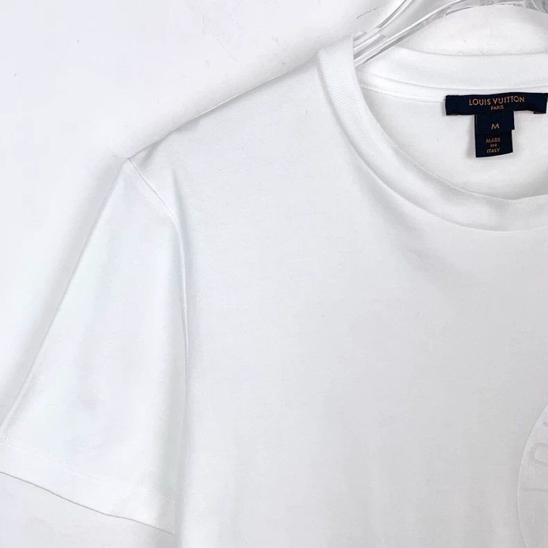 Louis Vuitton Louis Vuitton Logo monogram print crewneck white short sle Size M / US 6-8 / IT 42-44 - 3 Thumbnail