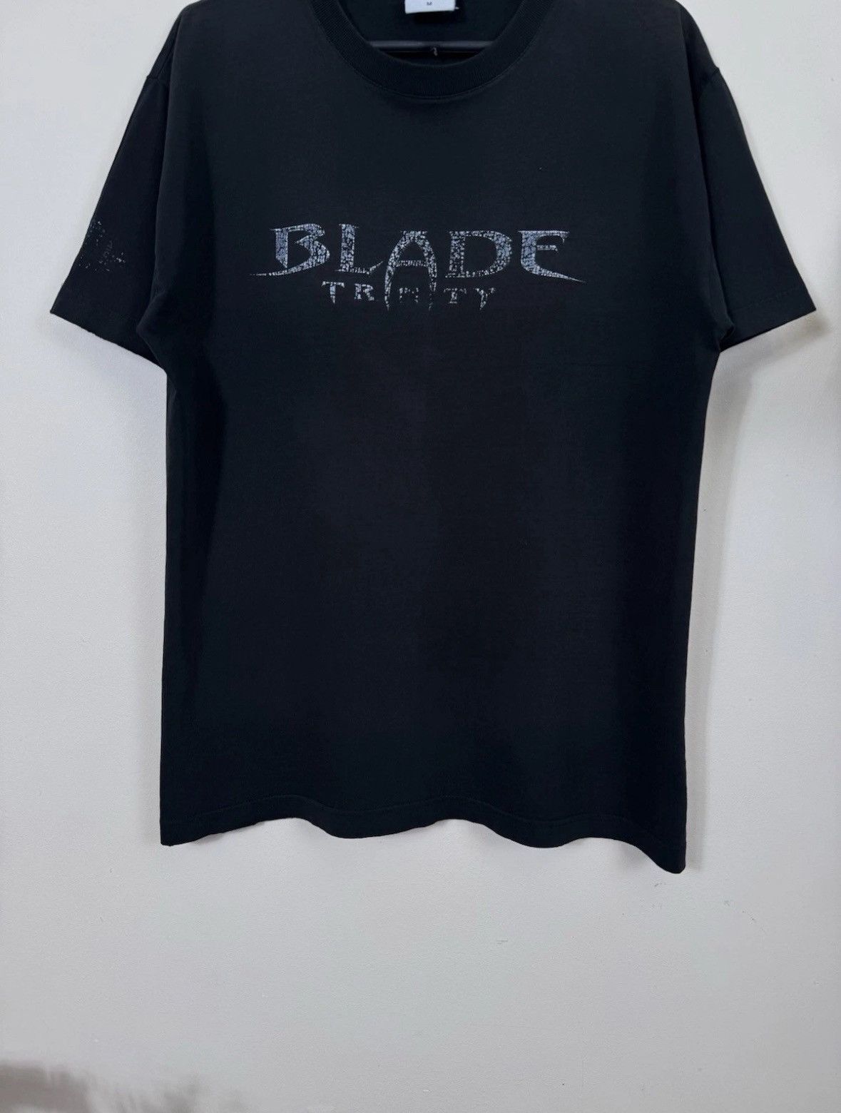Vintage Vintage Blade Trinity T shirt Matrix 2000s Movie Black M Size US M / EU 48-50 / 2 - 6 Thumbnail