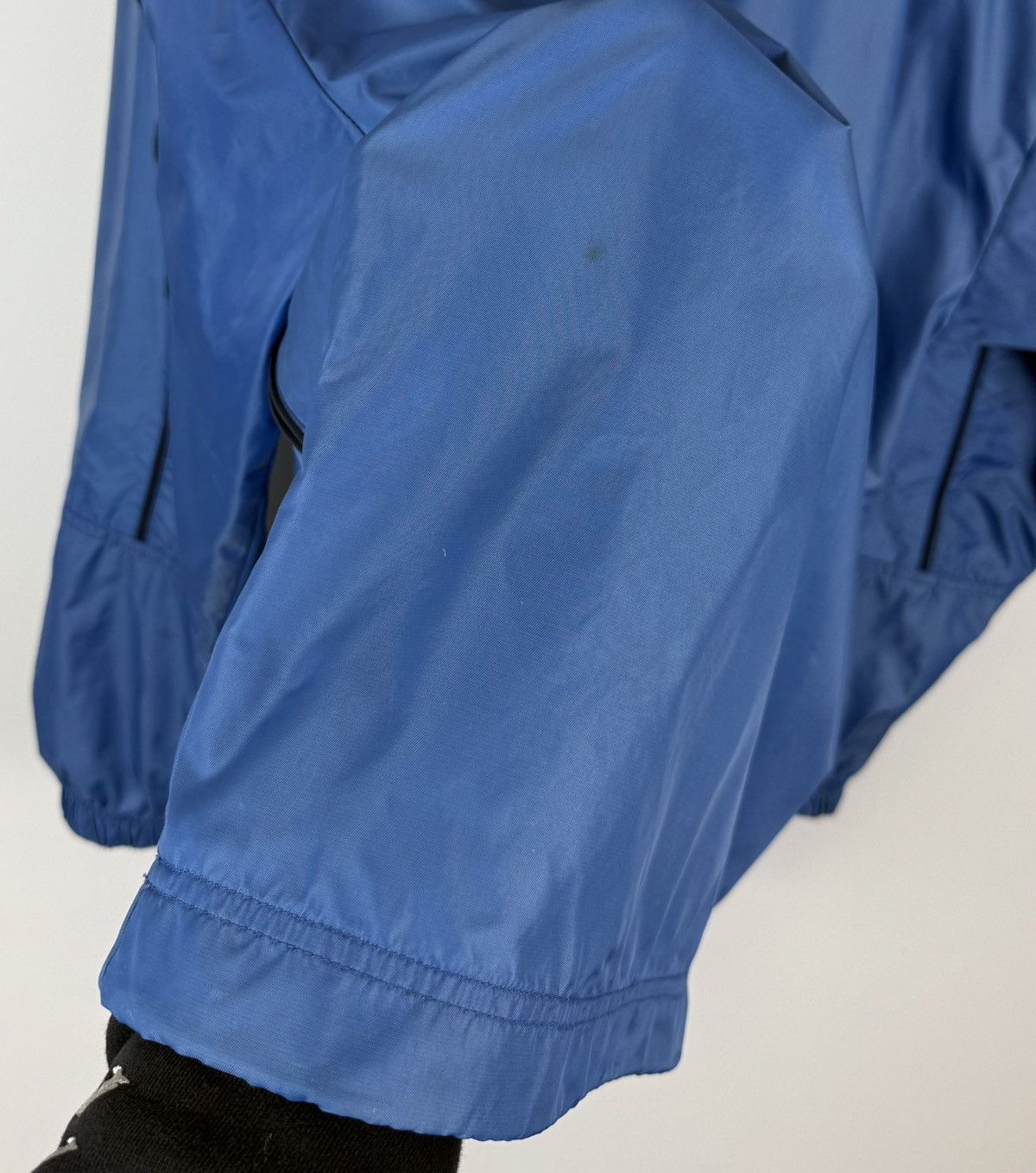 Nike Vintage Nike Anorak 1/2 Zip Jacket Blue Hooded Swoosh Nylon Size US M / EU 48-50 / 2 - 19 Thumbnail