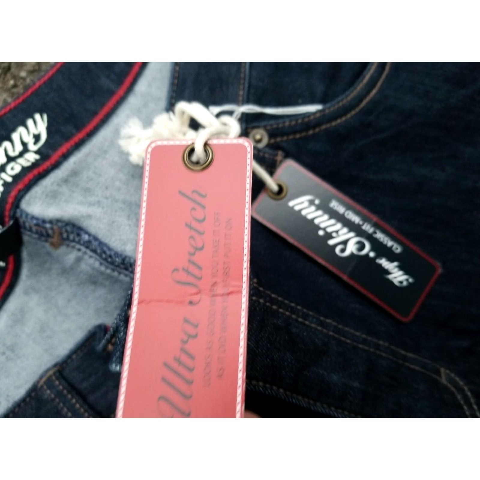 Tommy Hilfiger Tommy Hilfiger Hope Classic Fit Mid Rise Skinny Jeans Size 20 Womens Plus Blue Long Measures 40x29 New Size 42" / US 20 - 3 Thumbnail