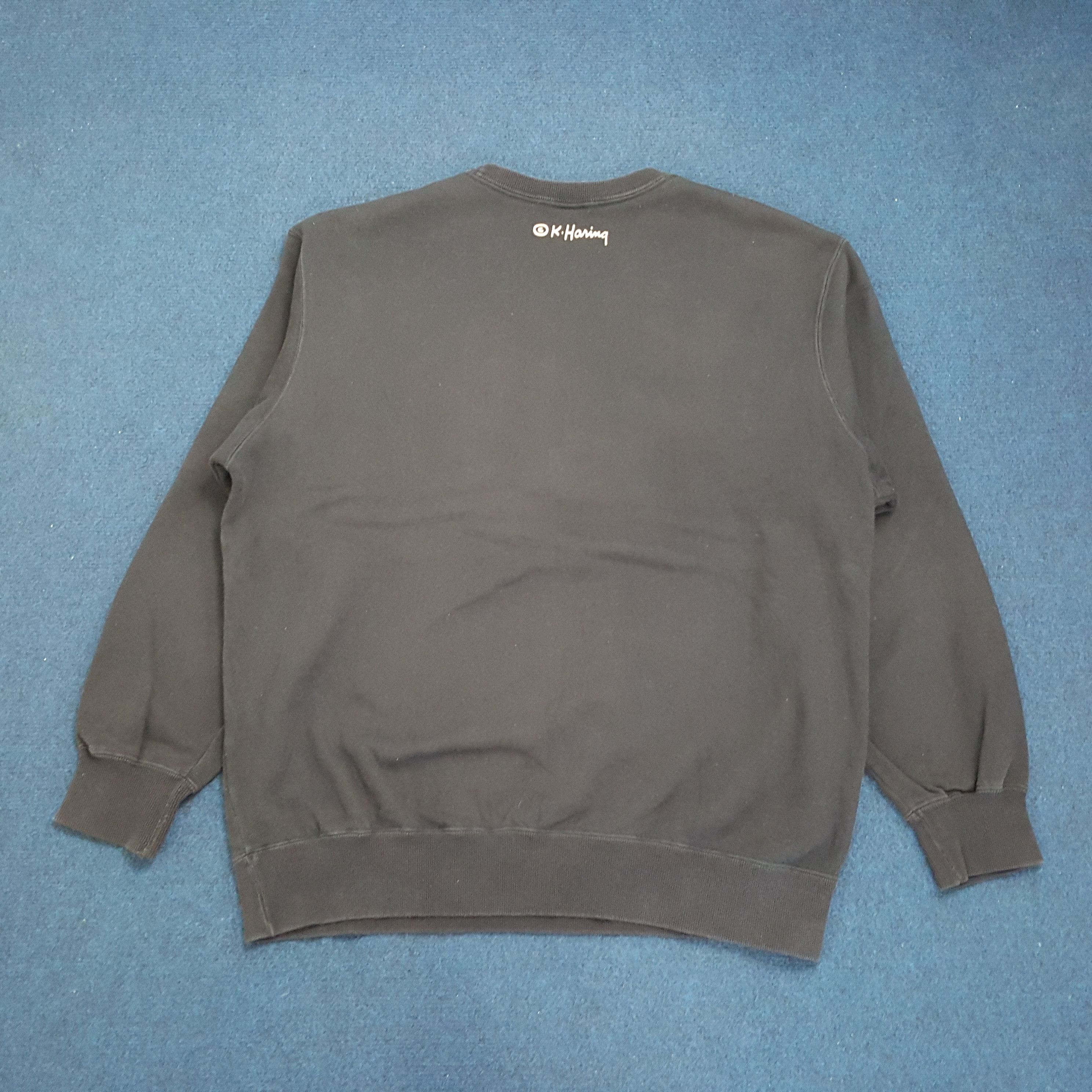 Keith Haring × Vintage Vintage Keith Haring Streetwear Sweatshirt Size US L / EU 52-54 / 3 - 7 Thumbnail