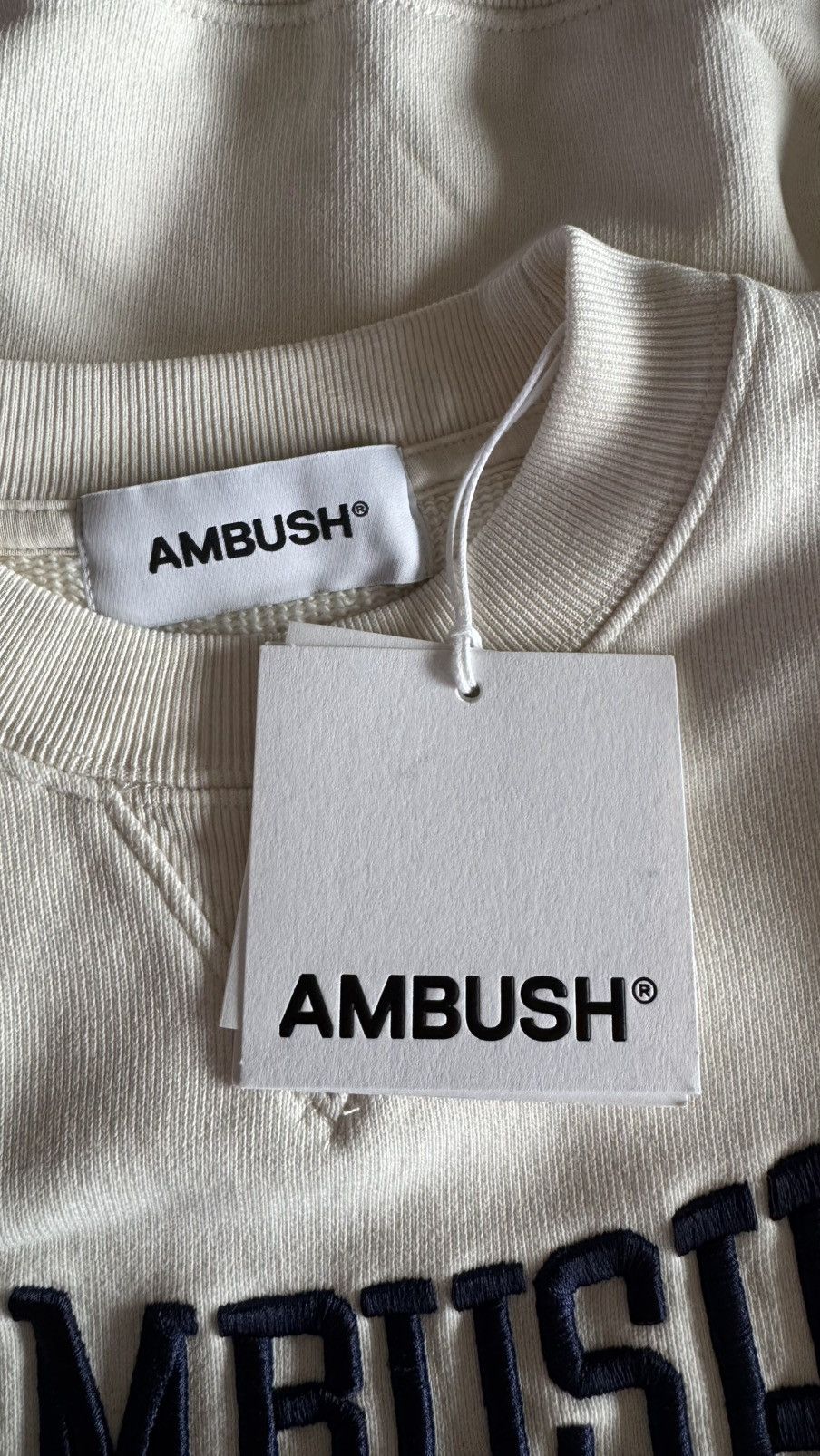 Ambush Design Ambush sweatshirt XS S M new with tags beige Size US XS / EU 42 / 0 - 9 Thumbnail