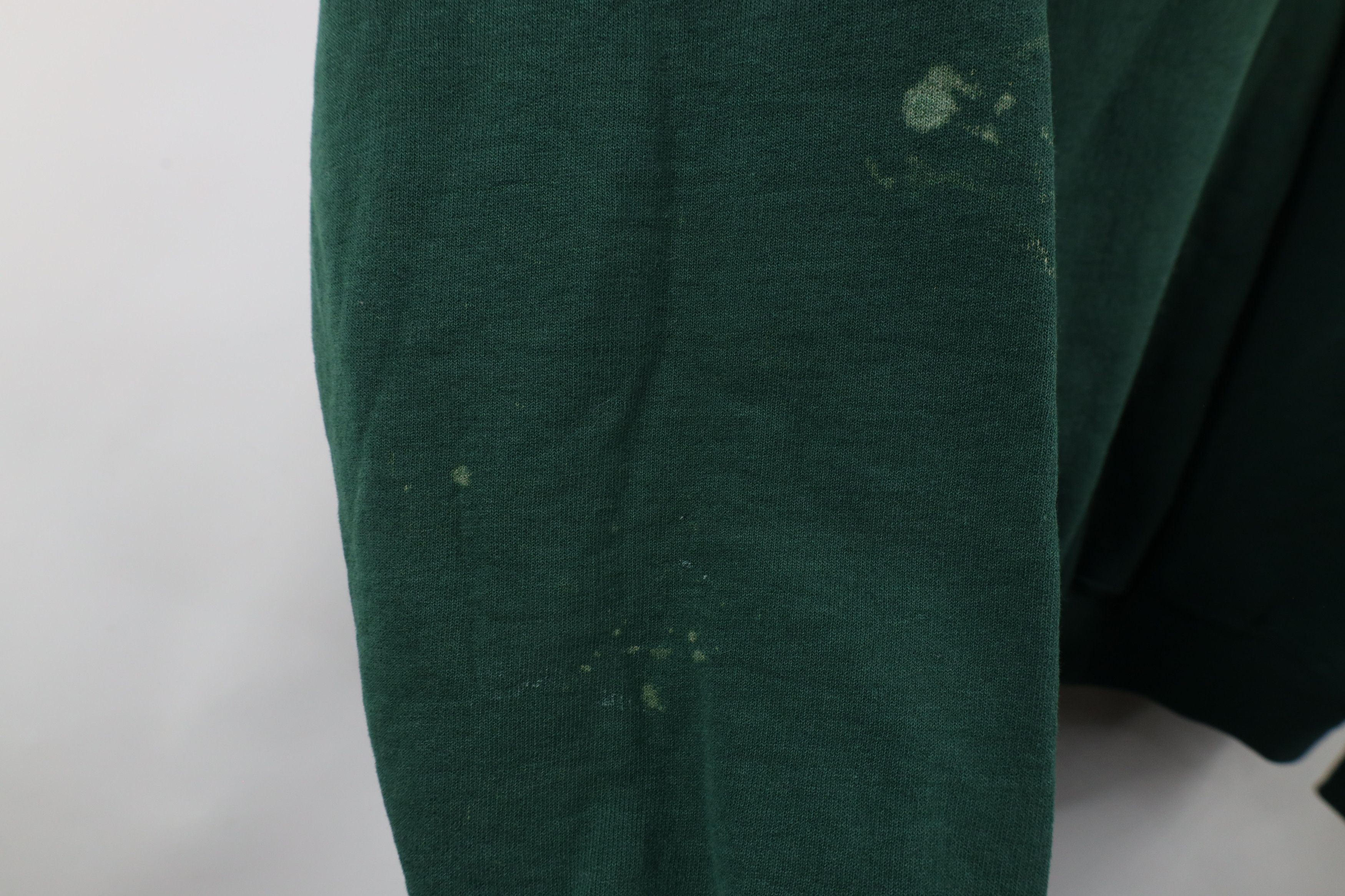 Vintage Vintage 90s Streetwear Fall Leaves Bear Sweatshirt Green Size 3XL / US 20-22 - 8 Thumbnail