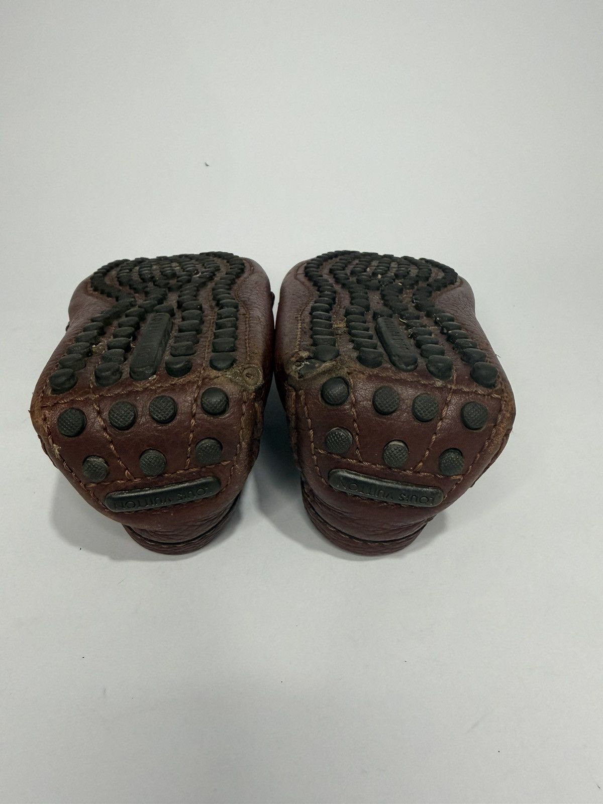 Louis Vuitton Louis Vuitton Burgundy Leather Hockenheim Loafers Size US 7.5 / EU 40-41 - 9 Thumbnail