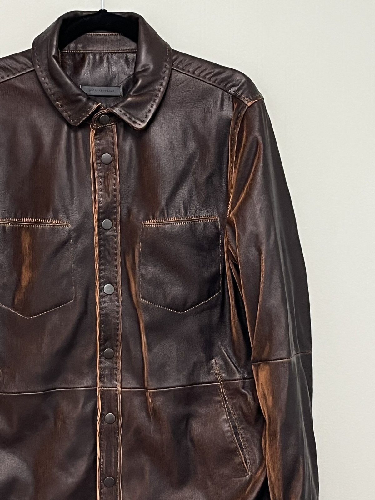 John Varvatos Lottie Shirt Jacket EU 56 USA 46 Size US XL / EU 56 / 4 - 11 Thumbnail