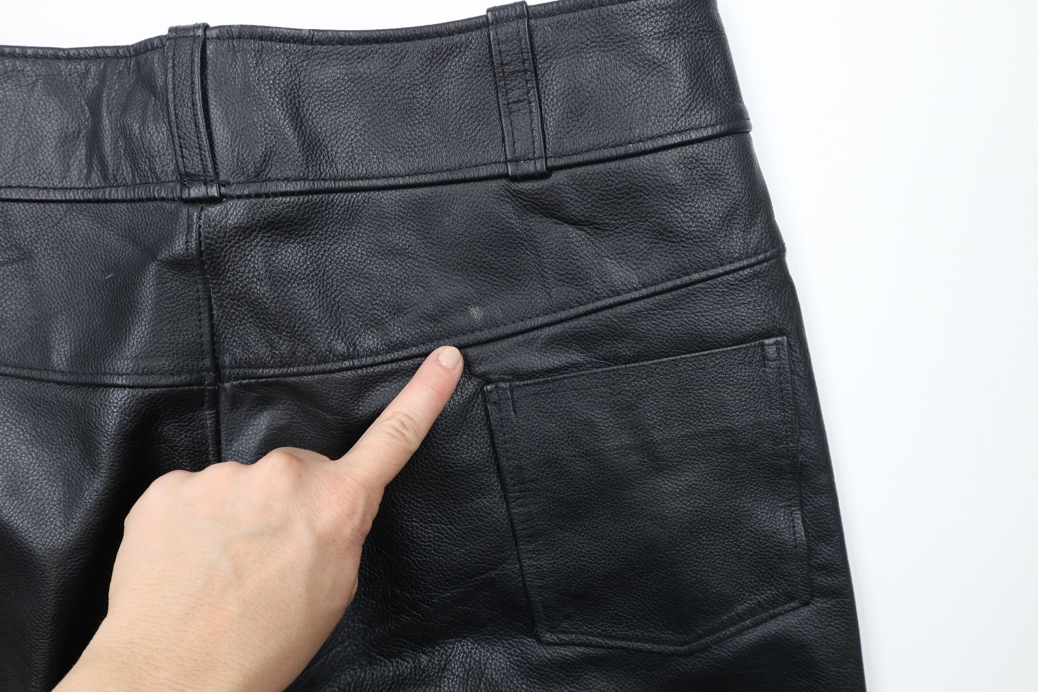 Vintage Vintage 90s Streetwear Motorcycle Riding Pants Black USA Size US 34 / EU 50 - 12 Thumbnail