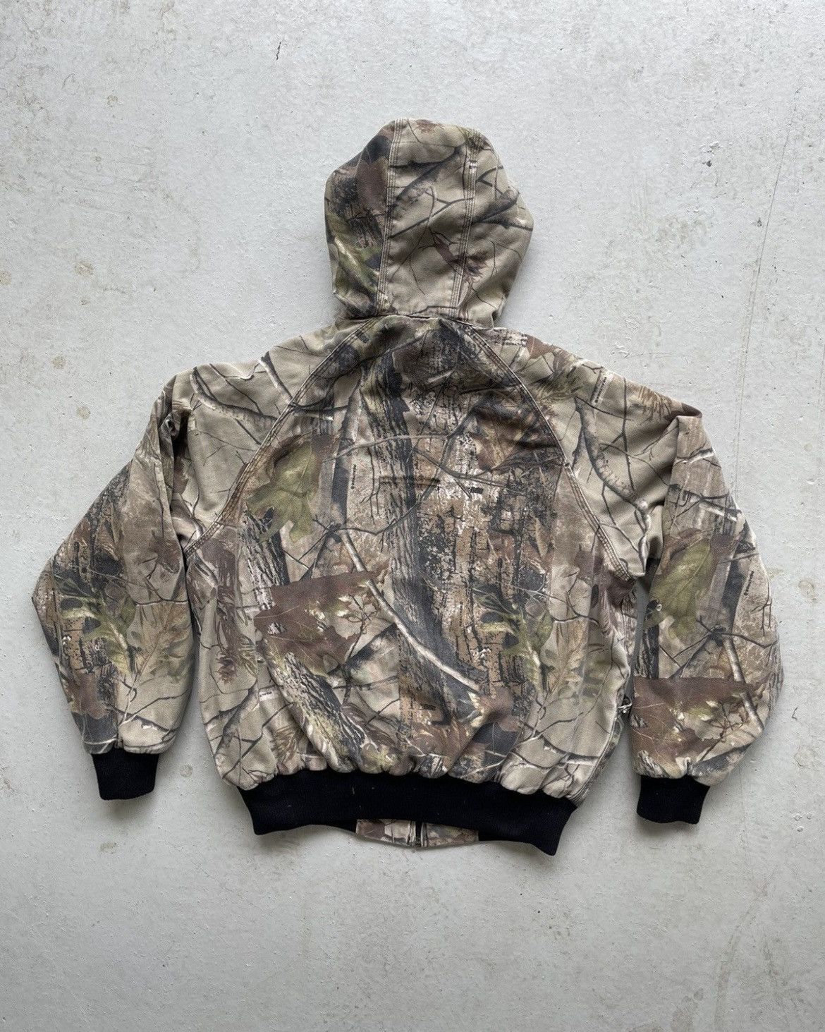Carhartt × Vintage Vintage Crazy Rare 90's Camo Boxy Carhartt Style Jacket Size US M / EU 48-50 / 2 - 12 Thumbnail