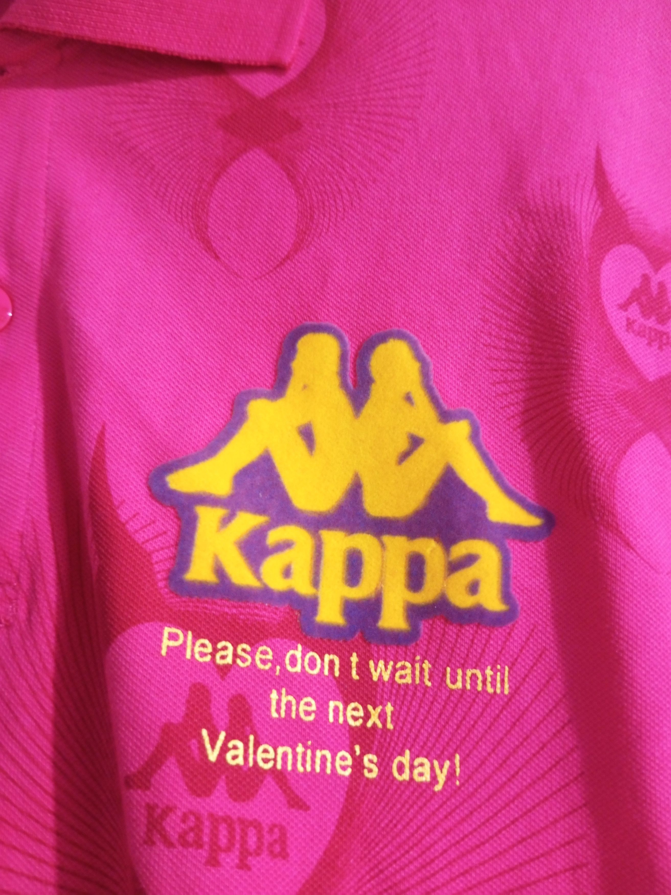 Kappa Vintage kappa valentine full logo polo shirt Size US L / EU 52-54 / 3 - 4 Thumbnail