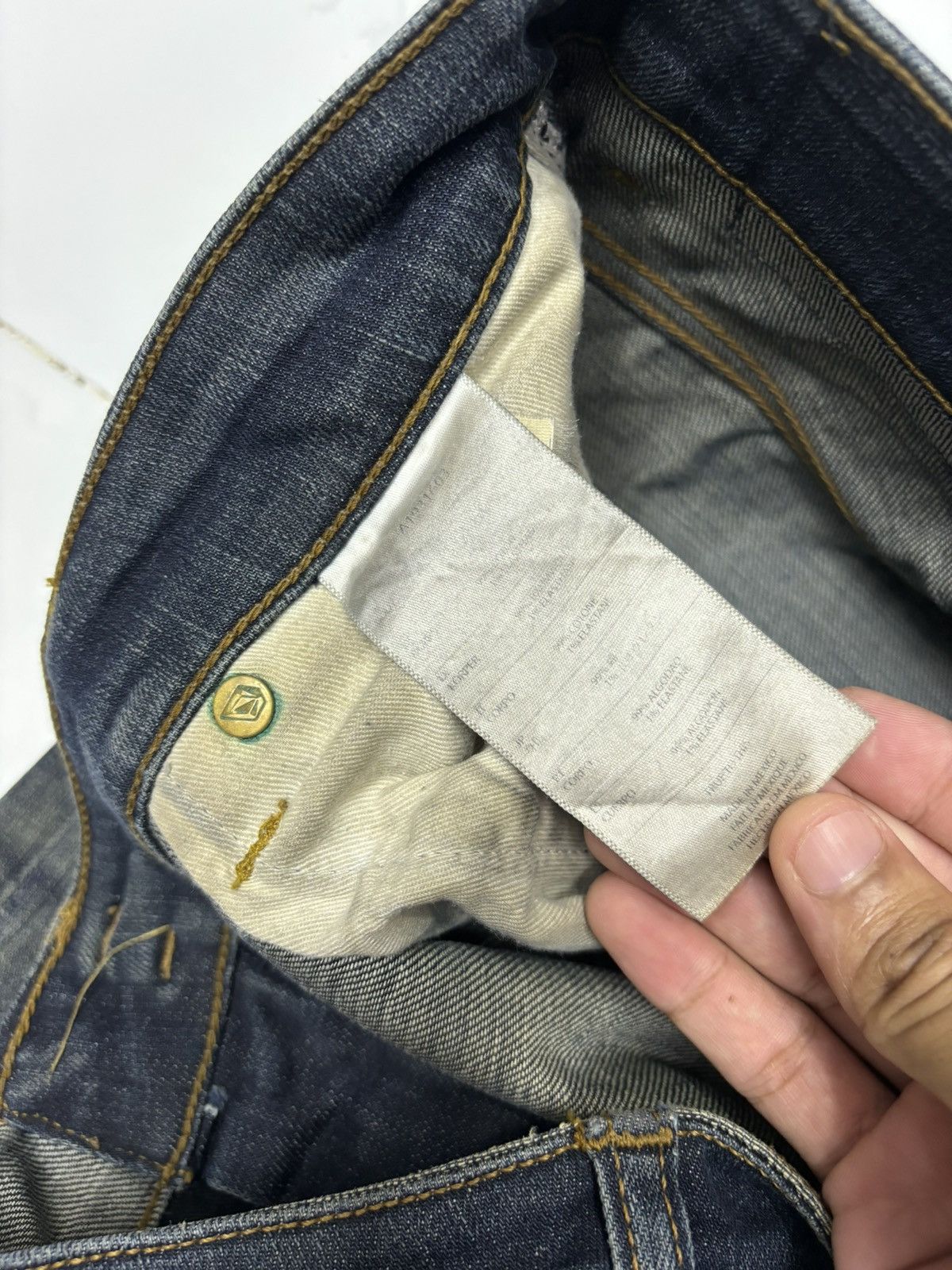 Affliction × Vintage × Volcom 🔥VINTAGE VOLCOM MODERN TAPERER DISTRESS DENIM JEANS Size US 28 / EU 44 - 9 Thumbnail