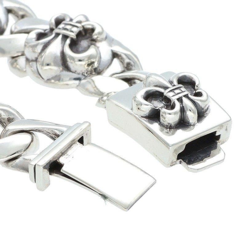 Chrome Hearts 5link Chrome Hearts Fleur Link Bracelet Size ONE SIZE - 4 Thumbnail