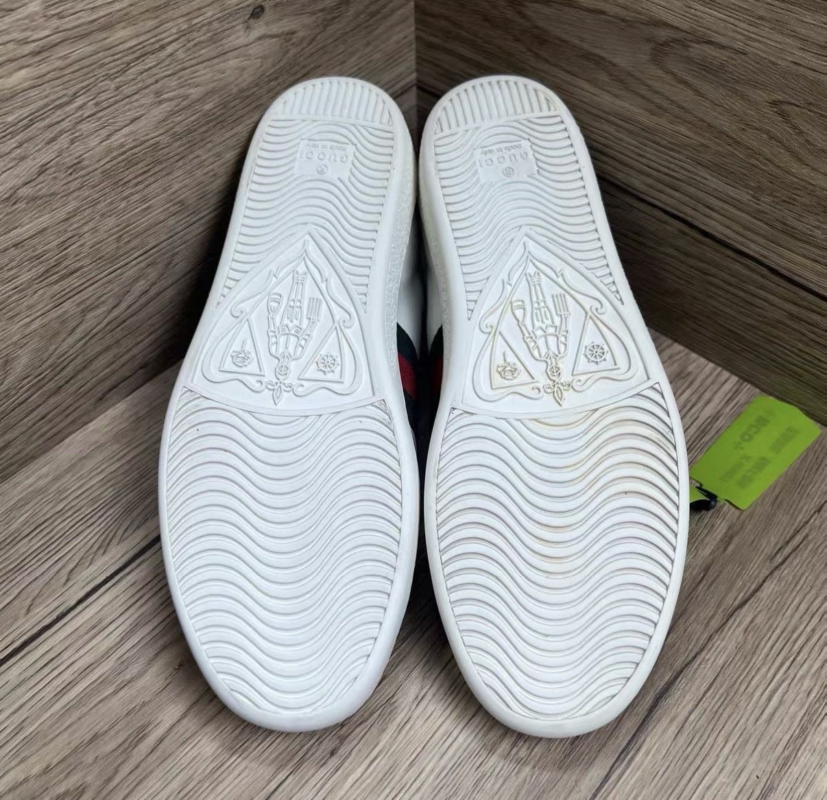 Gucci Gucci ACE Rose Embroidery White Sneakers J41 Size US 6.5 / IT 36.5 - 5 Thumbnail