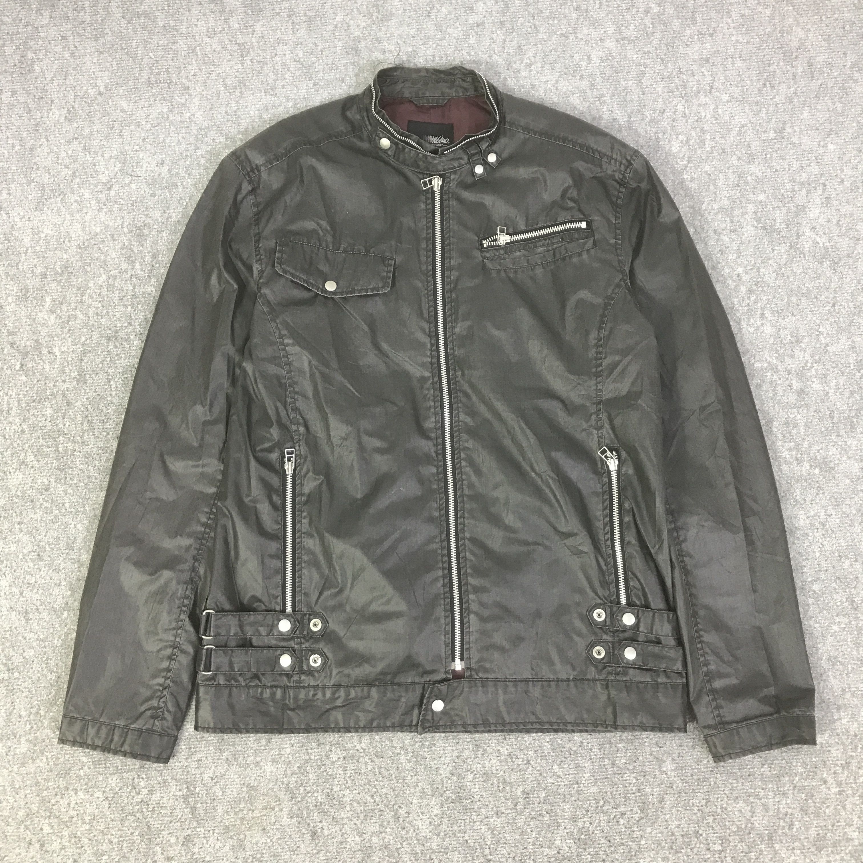 Mossimo BLACK PUNK JAPAN STYLE JACKET K135B17 Size US L / EU 52-54 / 3 - 1 Thumbnail