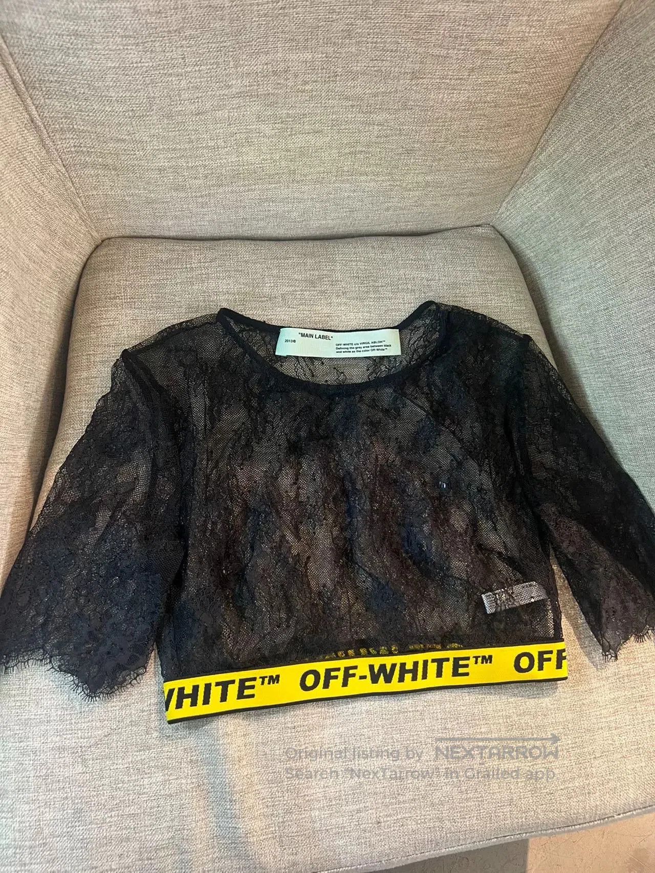 Japanese Brand Off-White Full Lace Base Layer Set. Size M / US 6-8 / IT 42-44 - 2 Thumbnail