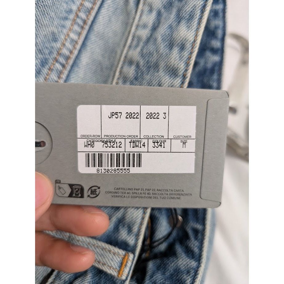 Balenciaga o1rshd1 Slim Shorts Organic Japanese Twill in Eco Blue Size US 32 / EU 48 - 18 Thumbnail