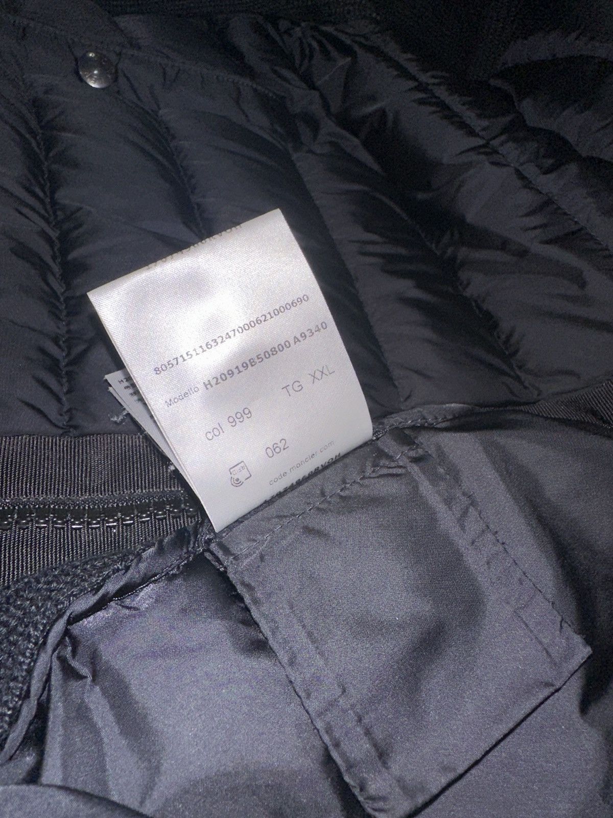 Moncler Moncler Wool Blend Tricot Down Jacket Size US XXL / EU 58 / 5 - 10 Thumbnail