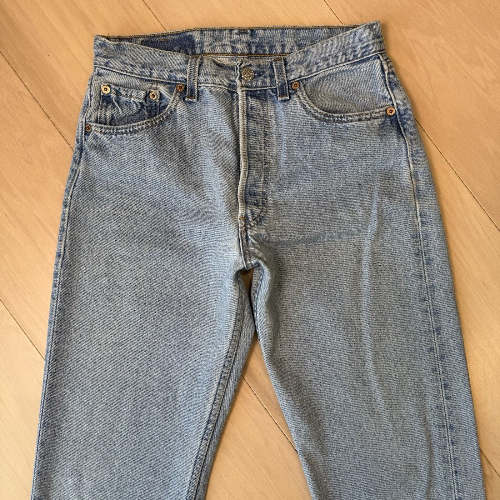 Levi's Vintage Levis 501 Jeans 26 Blue Straight Leg 90s Denim Size US 26 / EU 42 - 3 Thumbnail